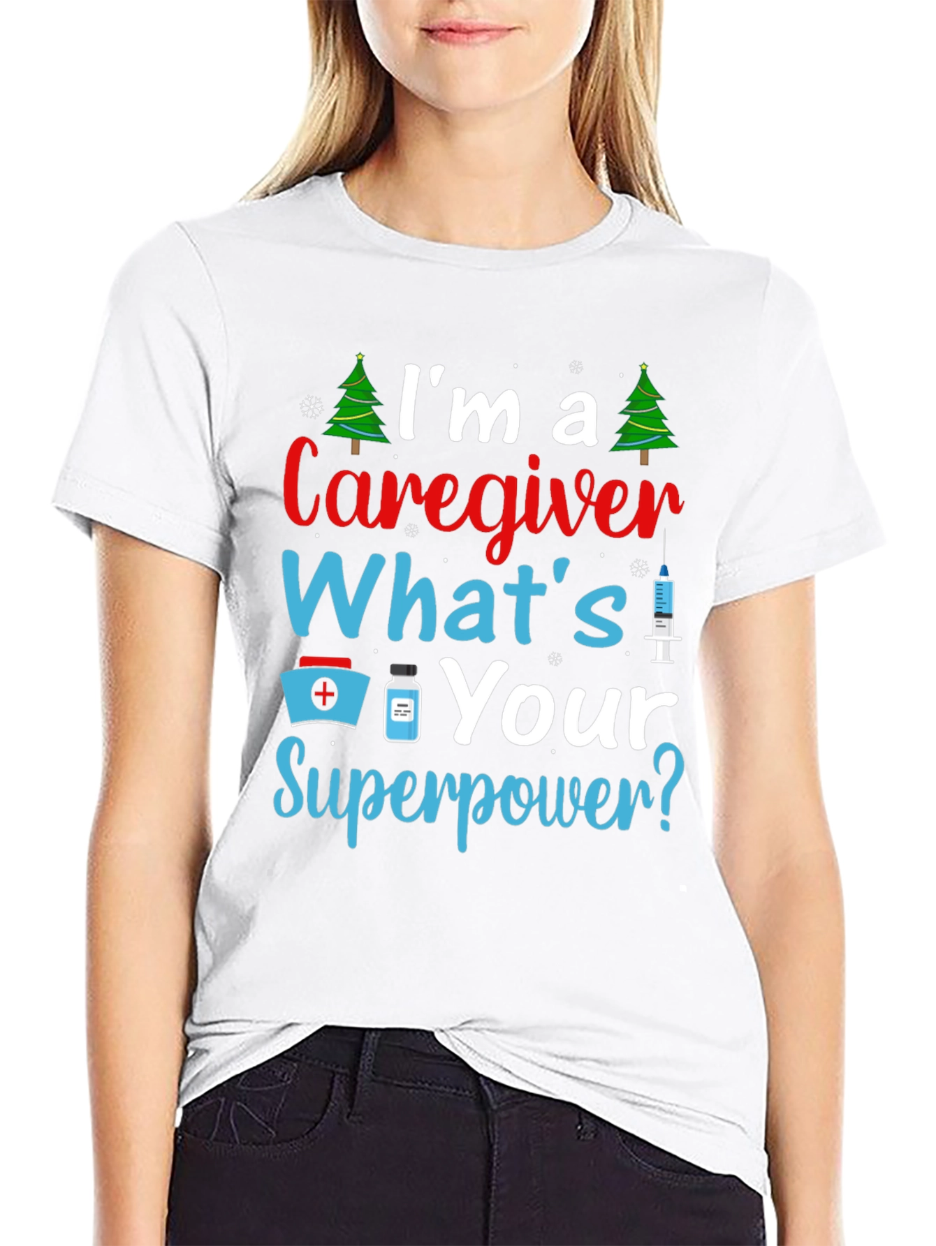 Caregiver Superpower Graphic Tee