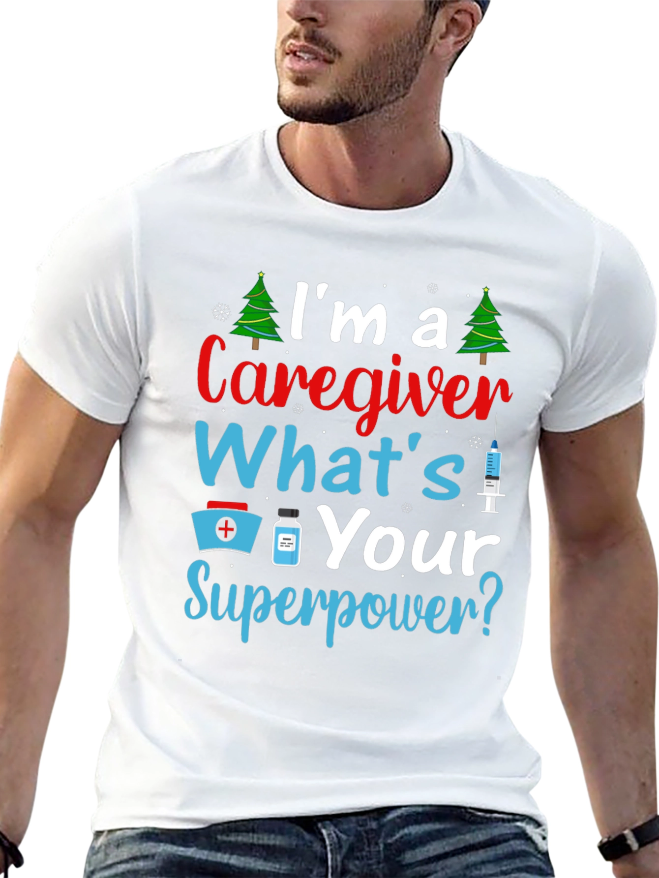 Caregiver Superpower Graphic Tee