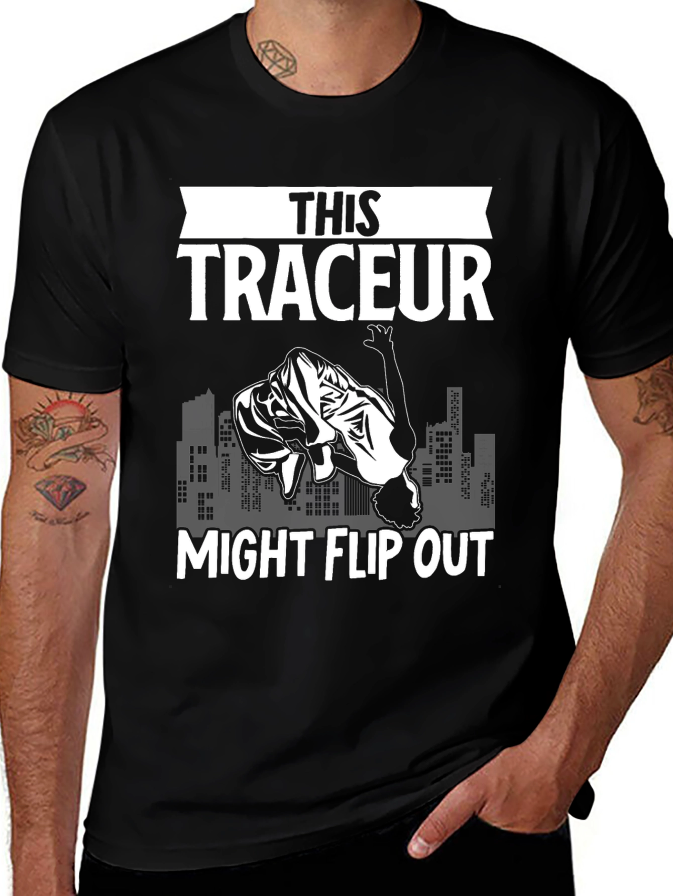 This Traceur Might Flip Out T-Shirt Parkour