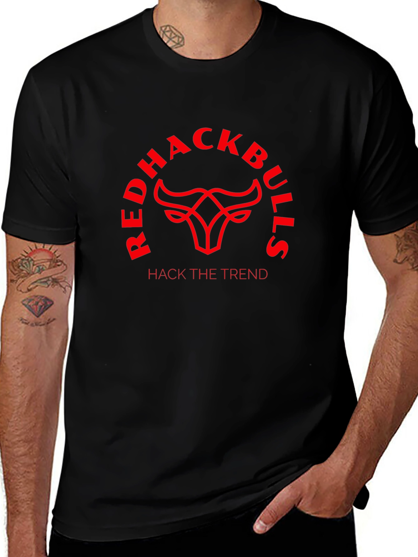 Red Hack Bulls T-Shirt