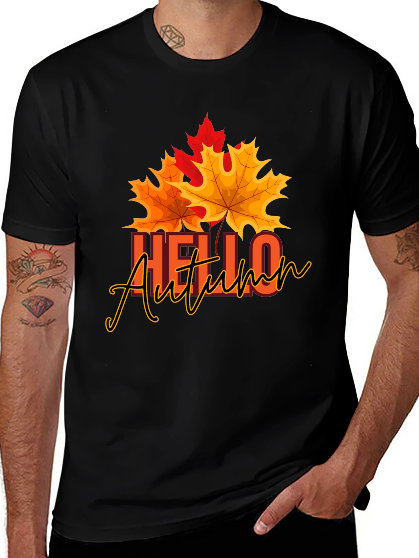 Hello Autumn Graphic Tee - Fall Vibes