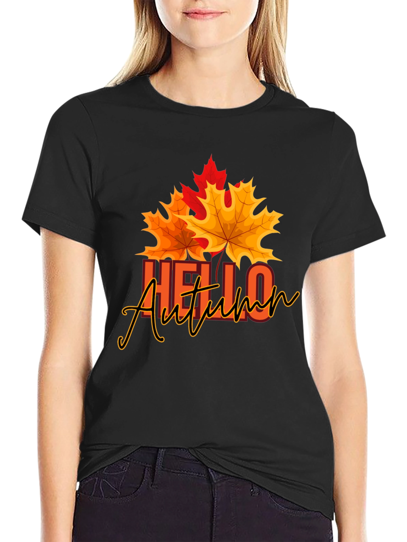 Hello Autumn Graphic Tee - Fall Vibes