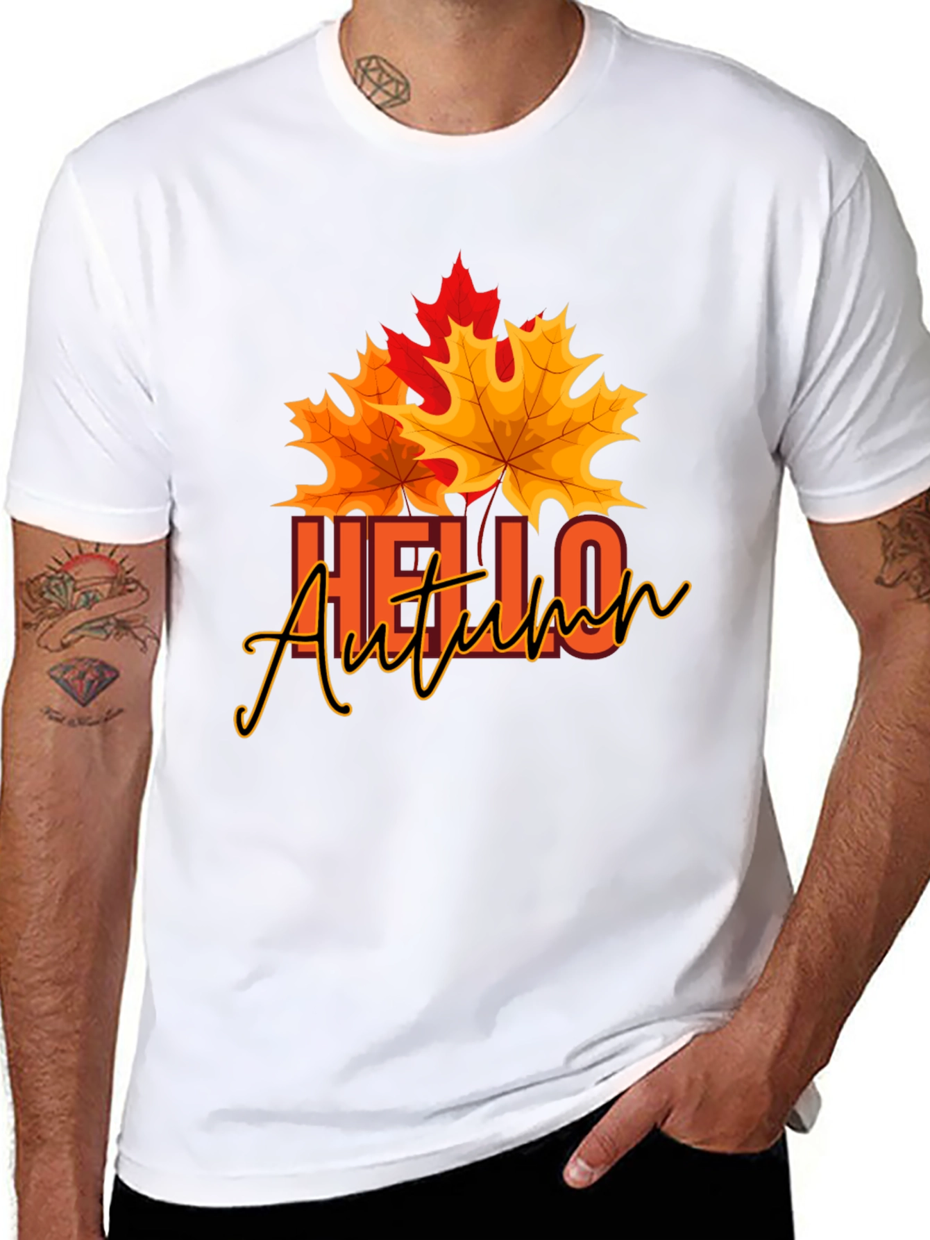 Hello Autumn Graphic Tee - Fall Vibes