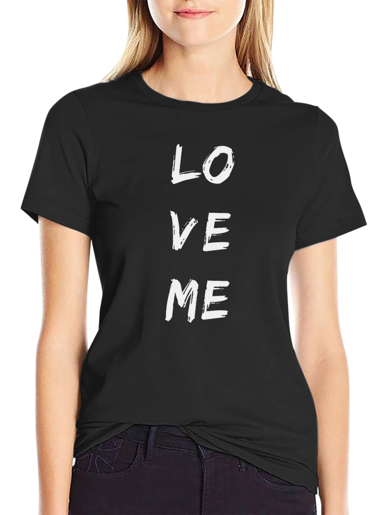 Love Me Black Graphic Tee