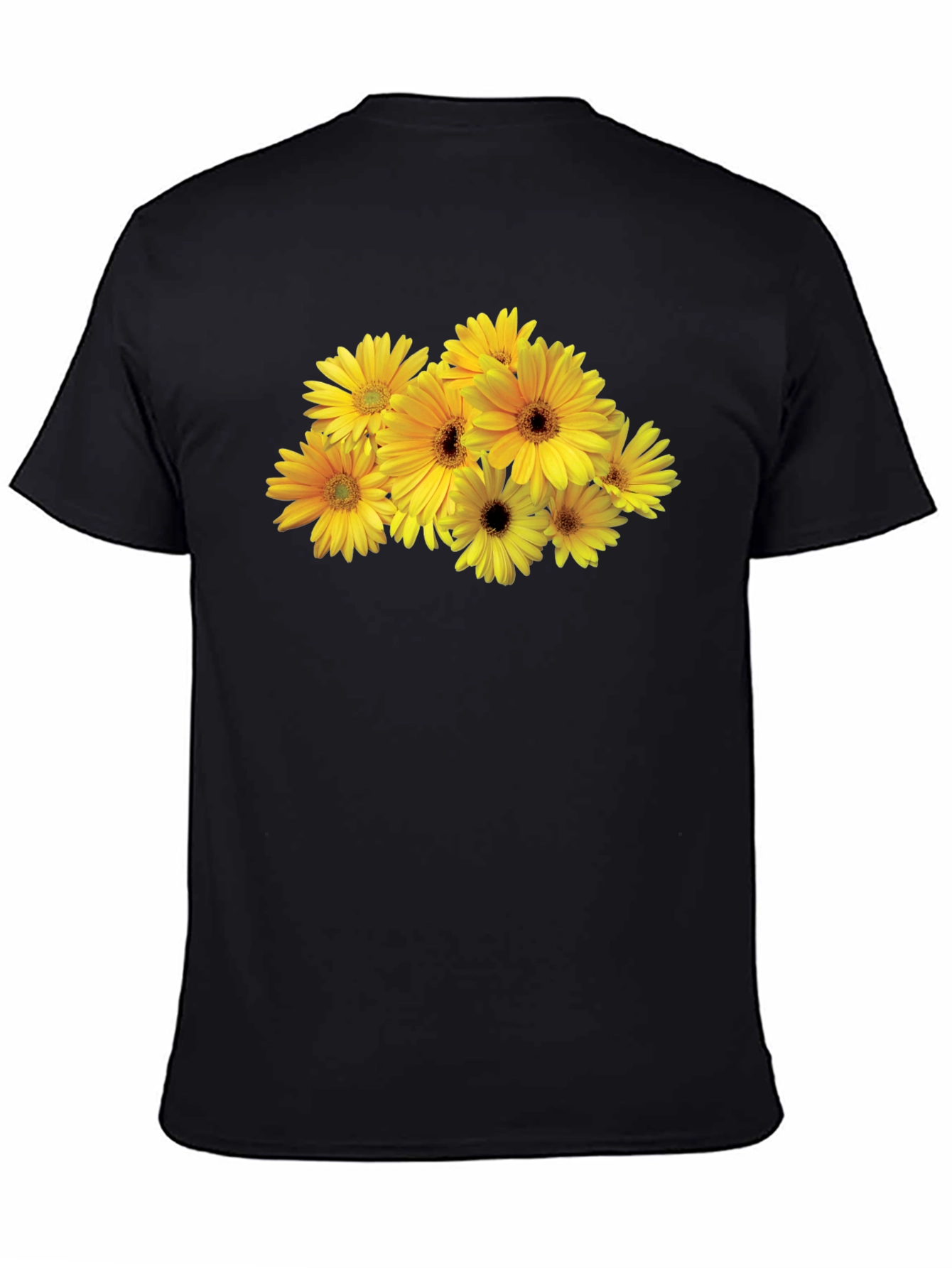 Floral Graphic Tee - Black Unisex Fit