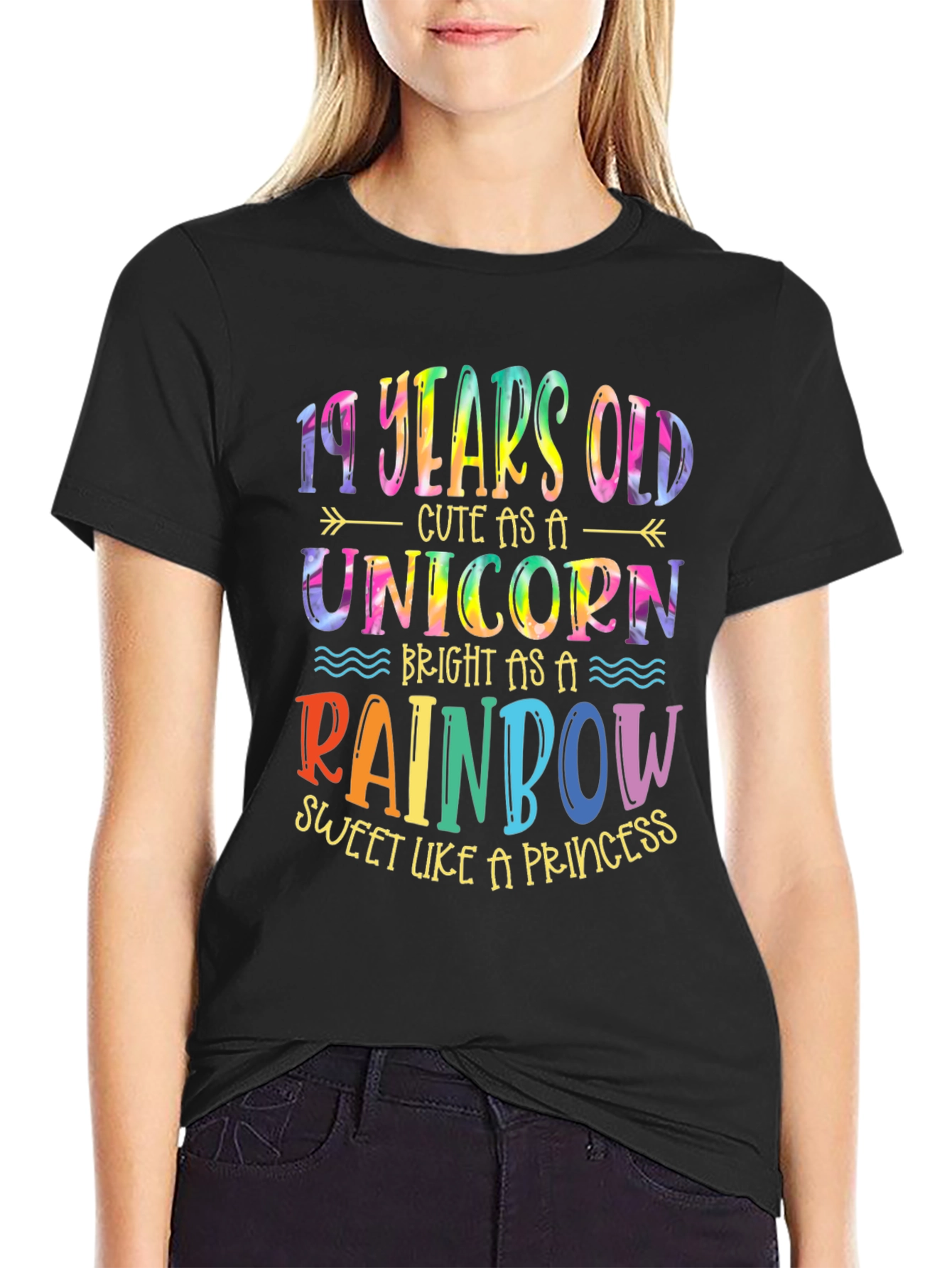 19 Years Old Unicorn Rainbow T-Shirt