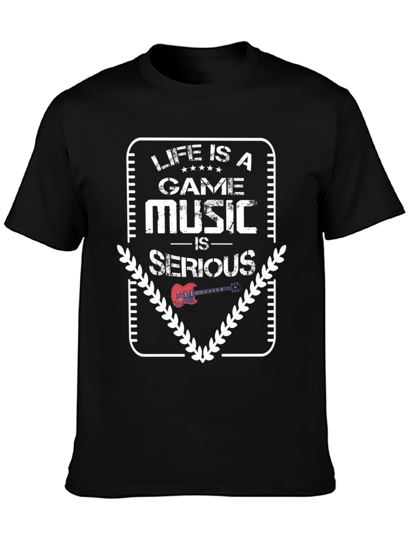 Life is a Game Music Serious T-Shirt