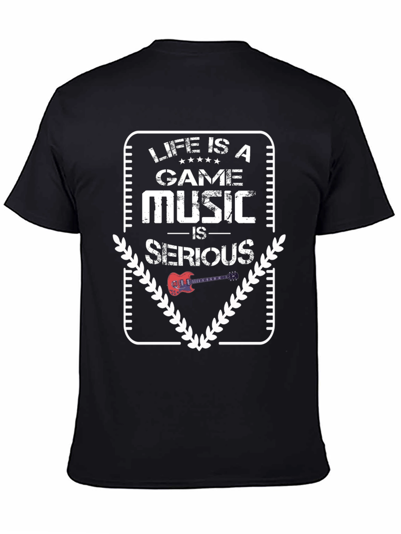 Life is a Game Music Serious T-Shirt