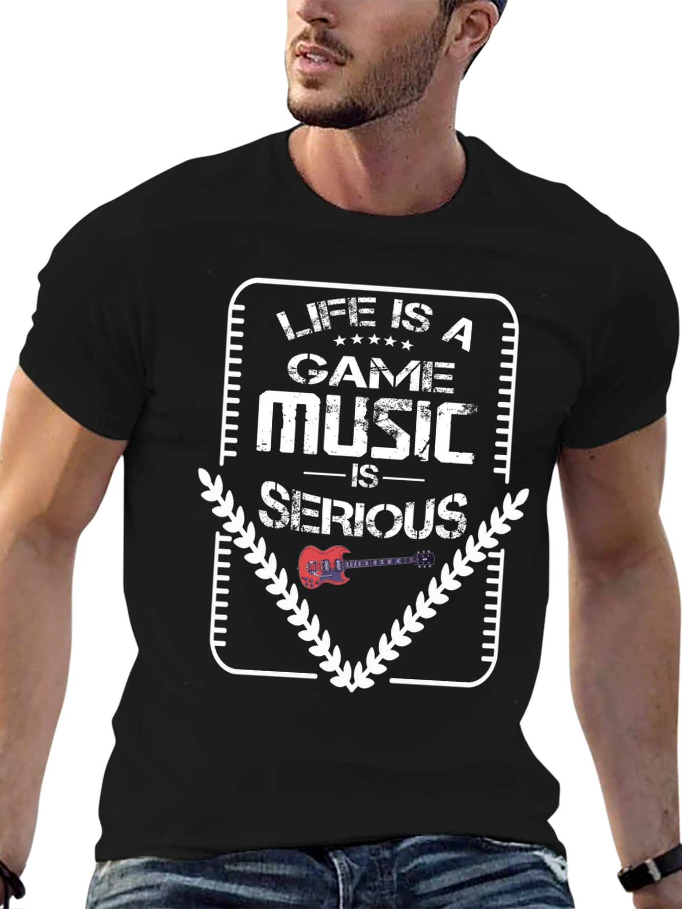 Life is a Game Music Serious T-Shirt