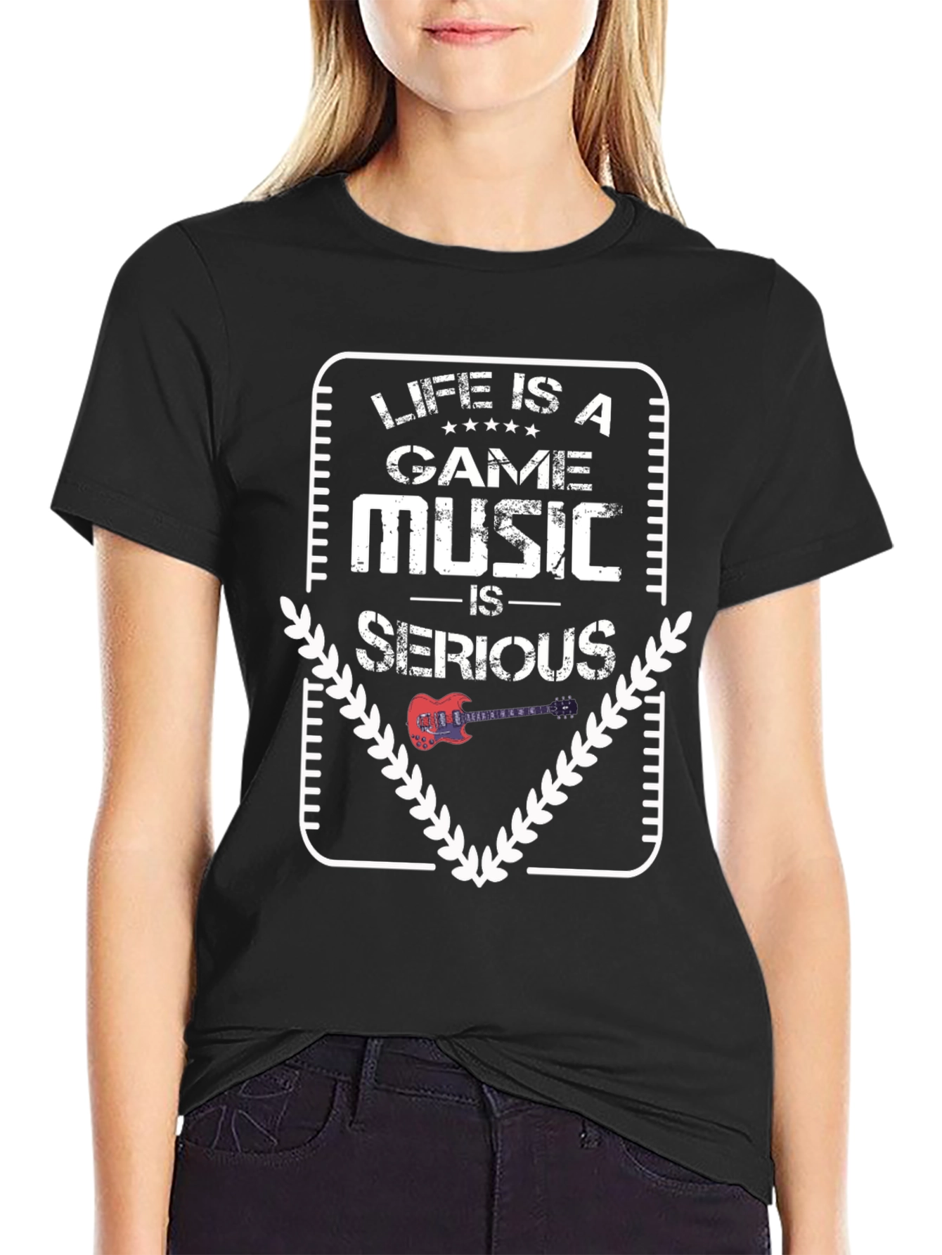 Life is a Game Music Serious T-Shirt