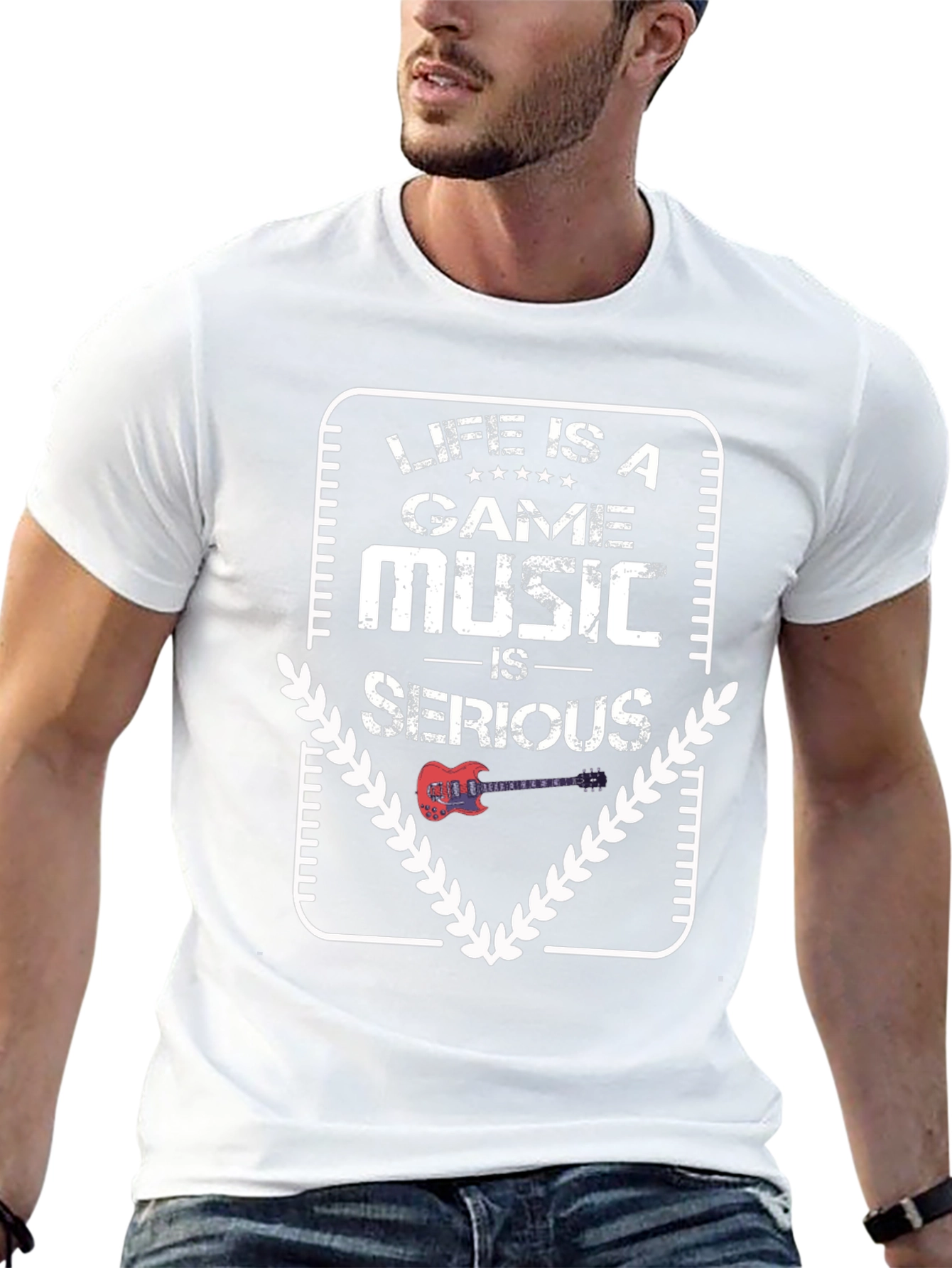 Life is a Game Music Serious T-Shirt