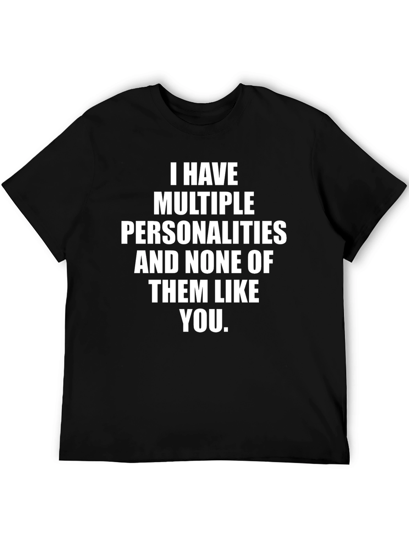 Multiple Personalities Funny Graphic Tee