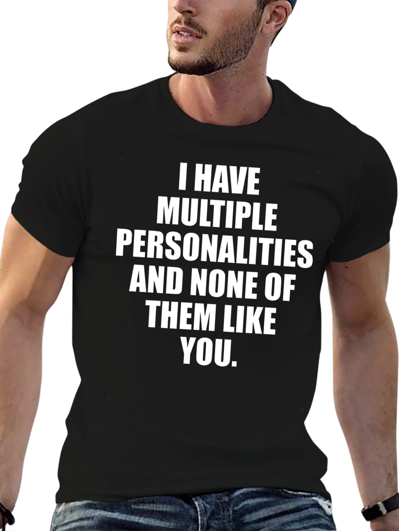 Multiple Personalities Funny Graphic Tee