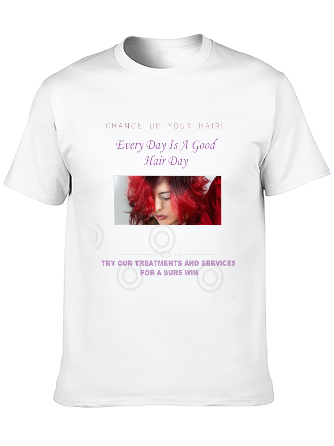 Stylish Hair Day Graphic Tee