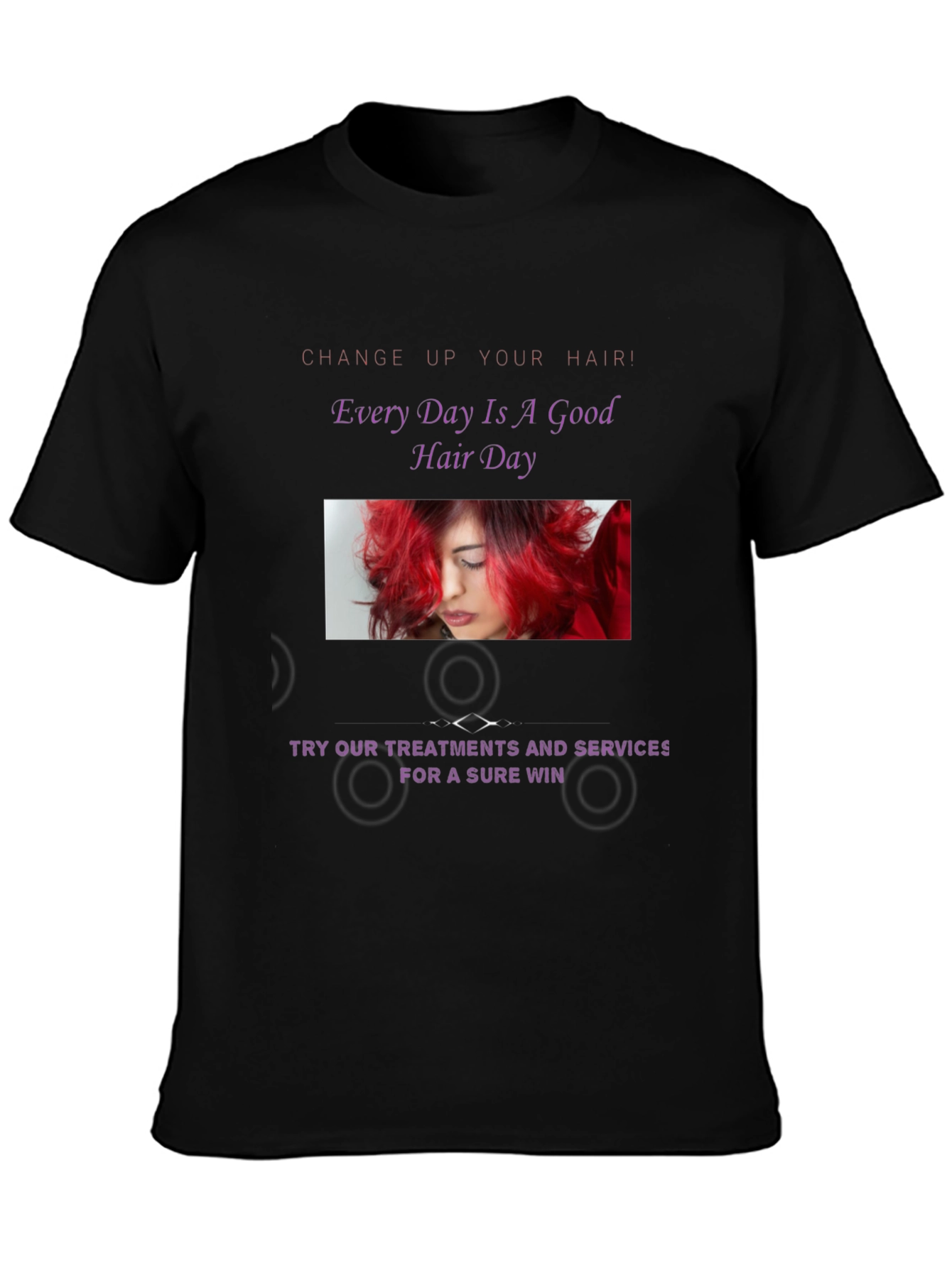 Stylish Hair Day Graphic Tee