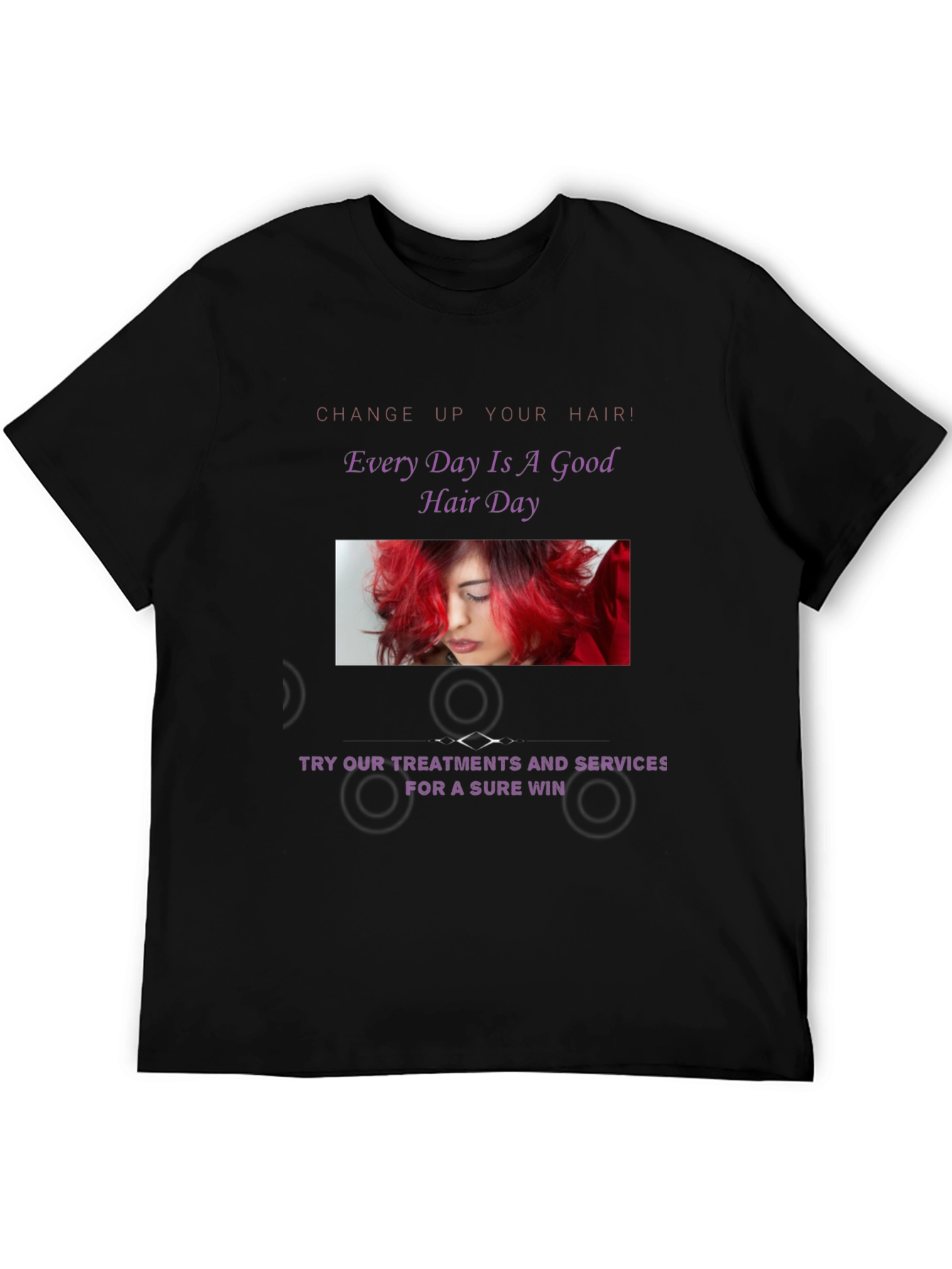 Stylish Hair Day Graphic Tee