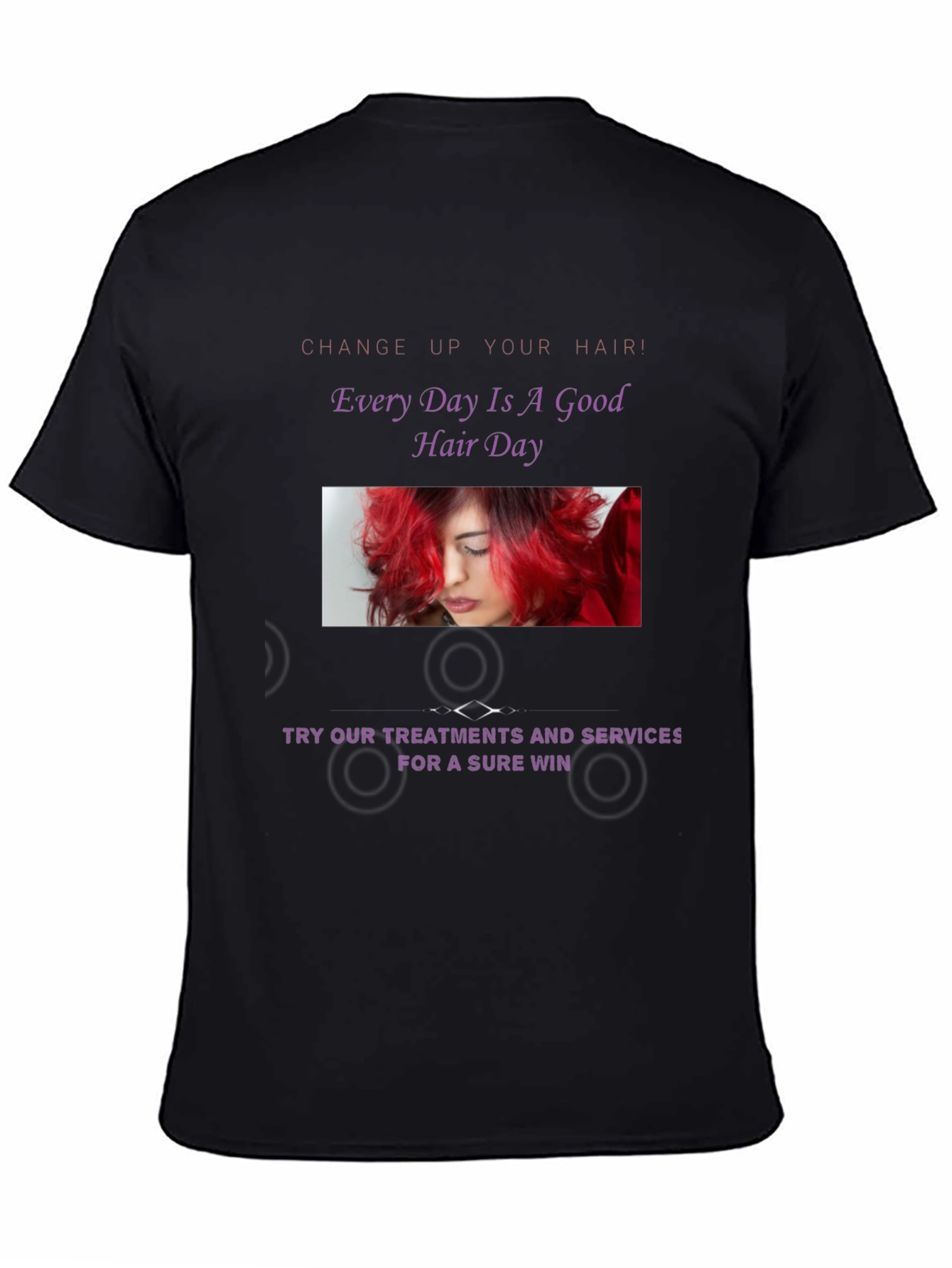 Stylish Hair Day Graphic Tee