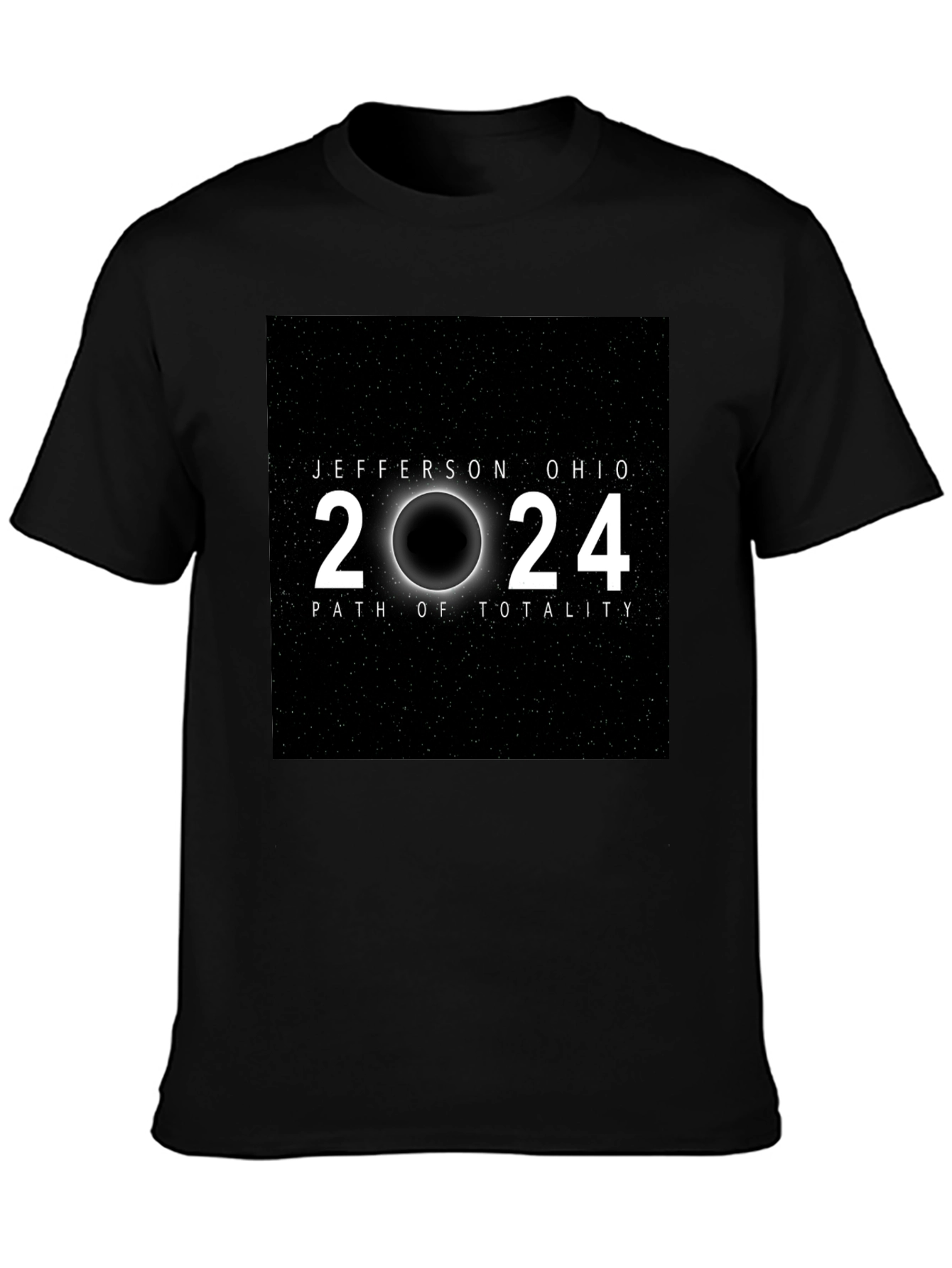Jefferson Ohio 2024 Total Solar Eclipse T-Shirt