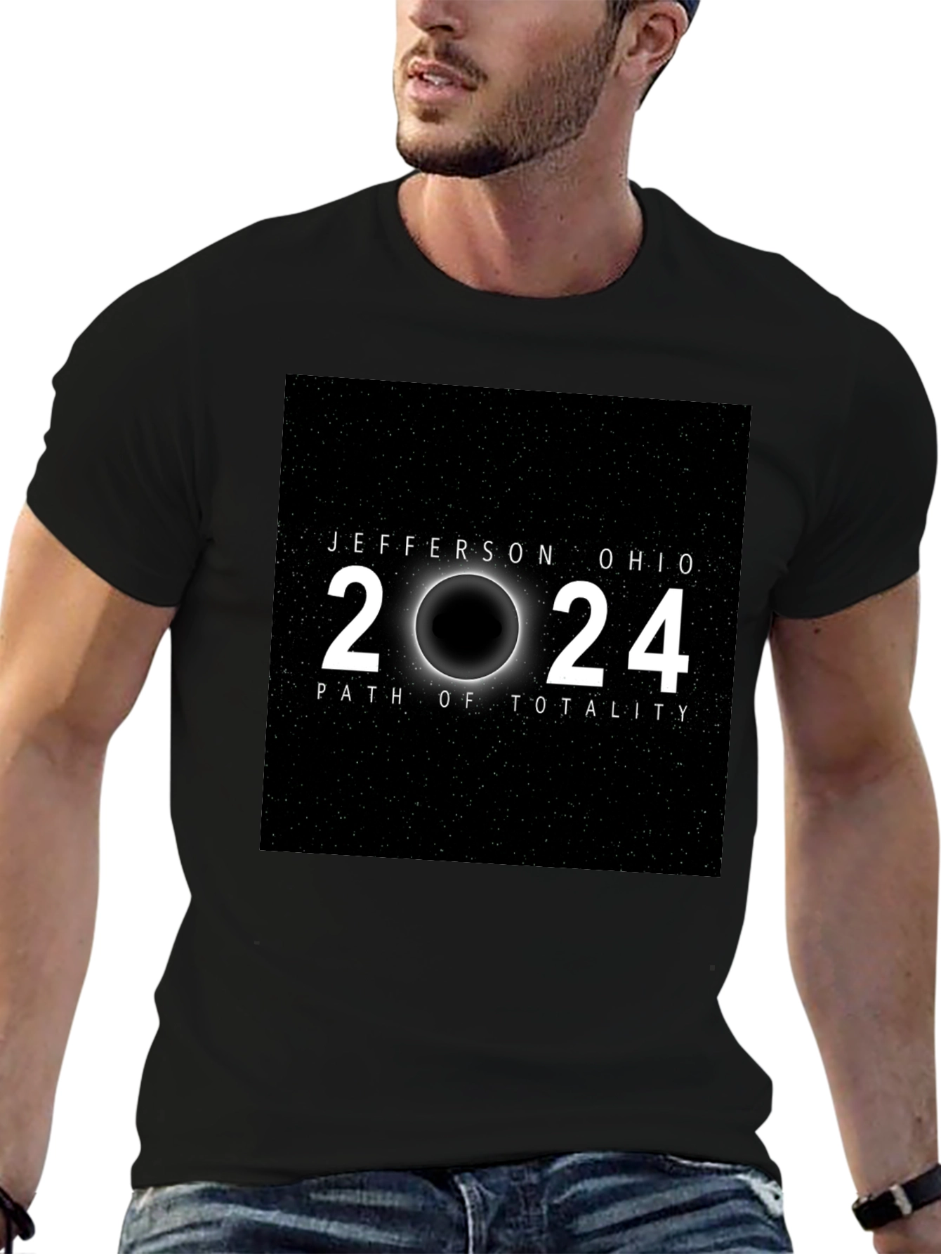 Jefferson Ohio 2024 Total Solar Eclipse T-Shirt