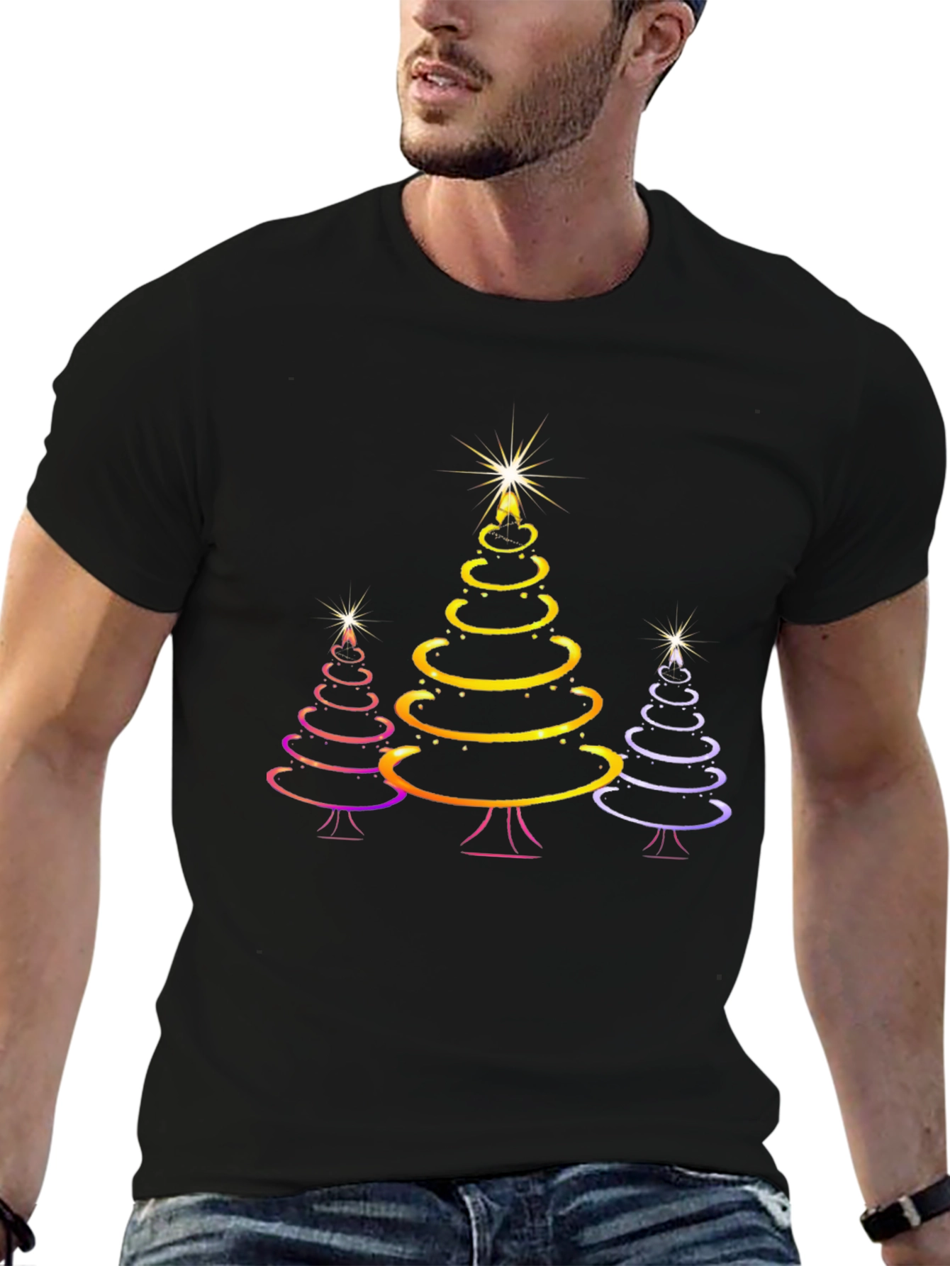 Festive Christmas Tree T-Shirt - Holiday Style