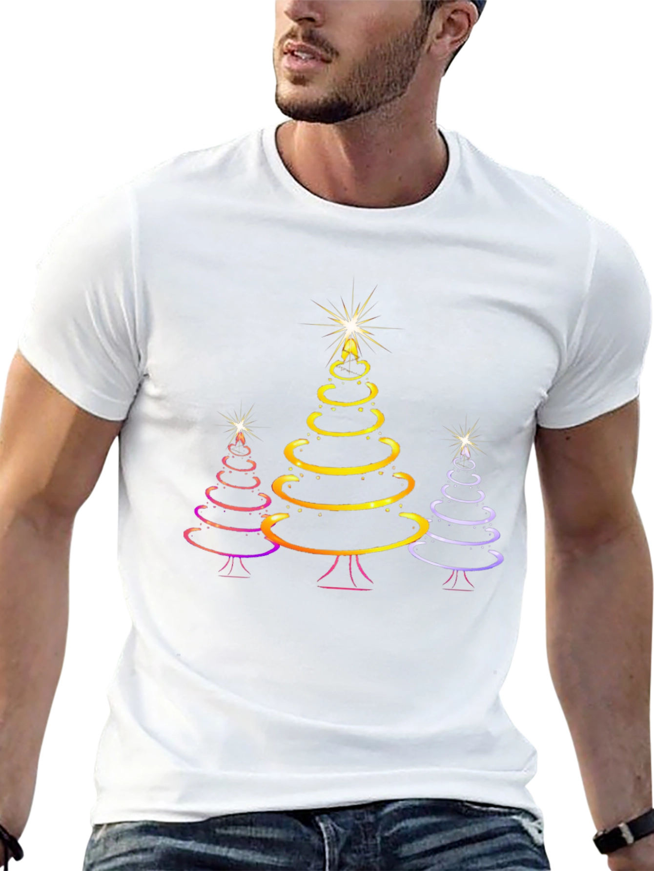 Festive Christmas Tree T-Shirt - Holiday Style