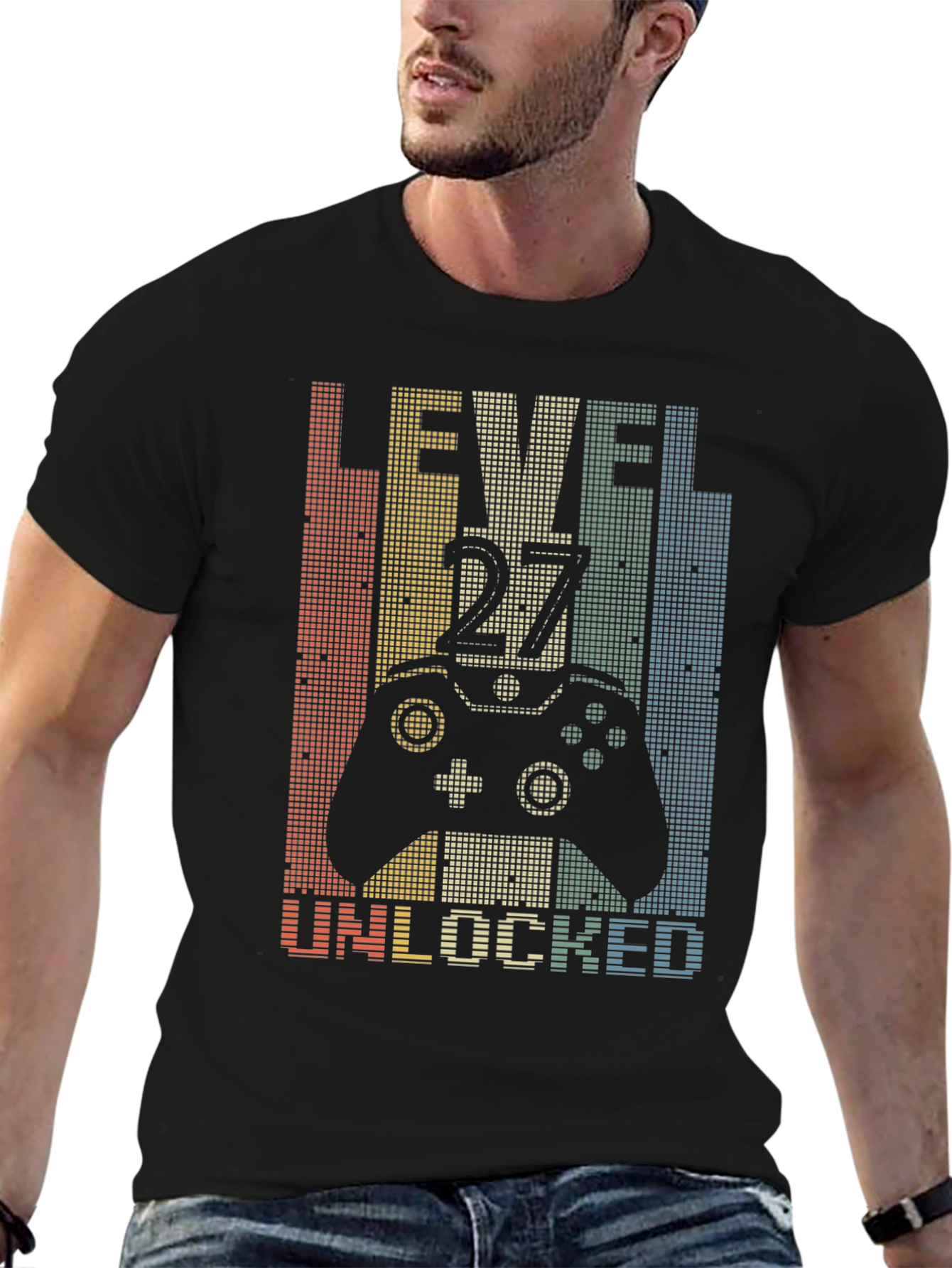 Level 27 Unlocked Gamer T-Shirt