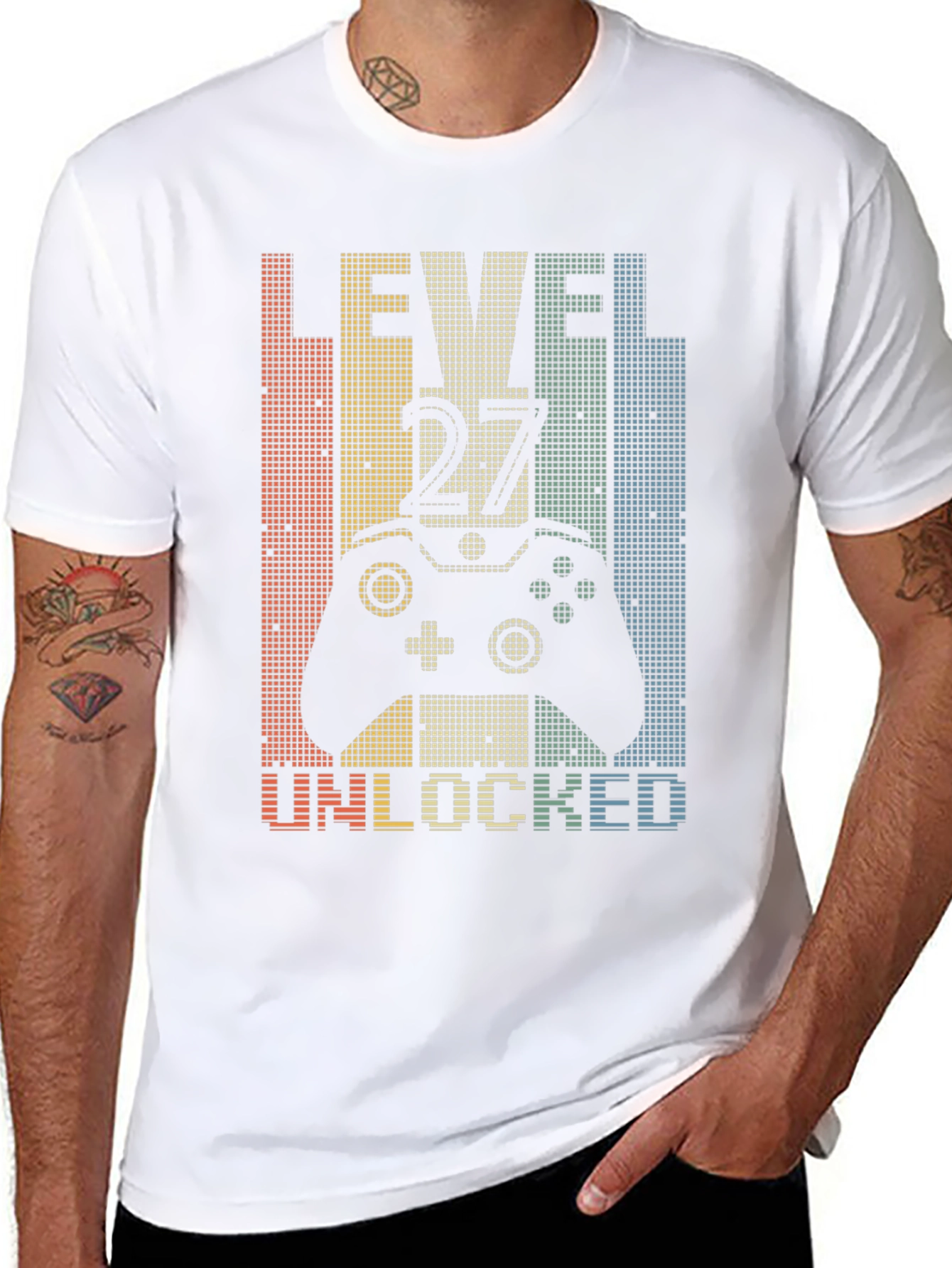 Level 27 Unlocked Gamer T-Shirt