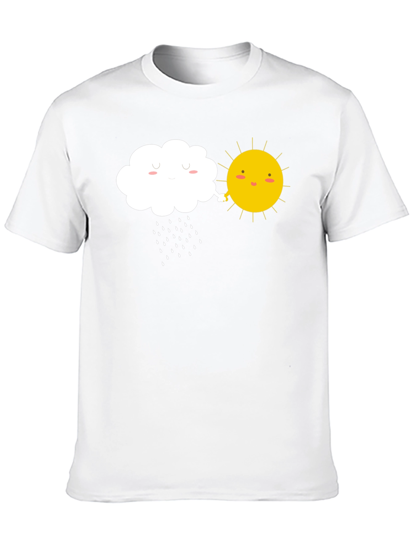 Cute Sun and Cloud Graphic Tee