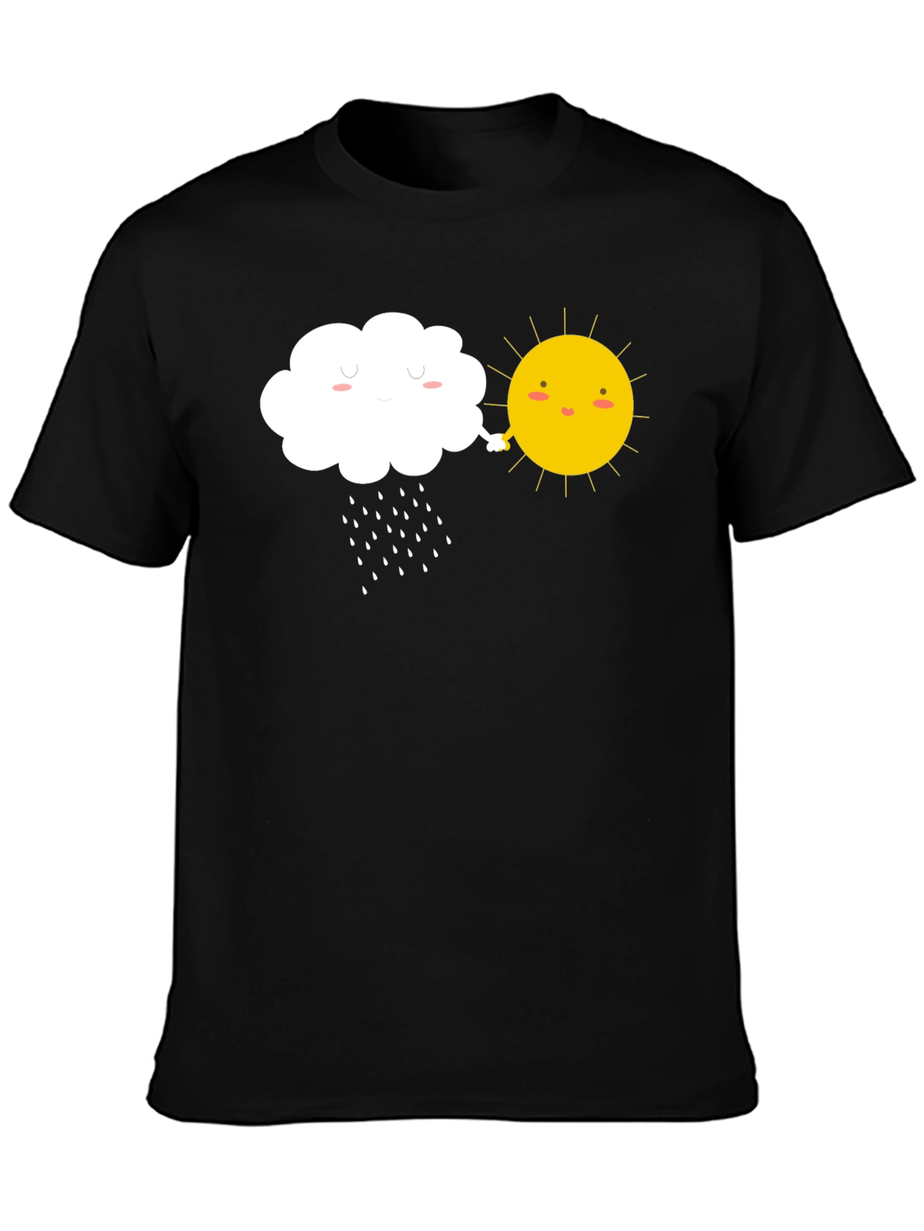 Cute Sun and Cloud Graphic Tee