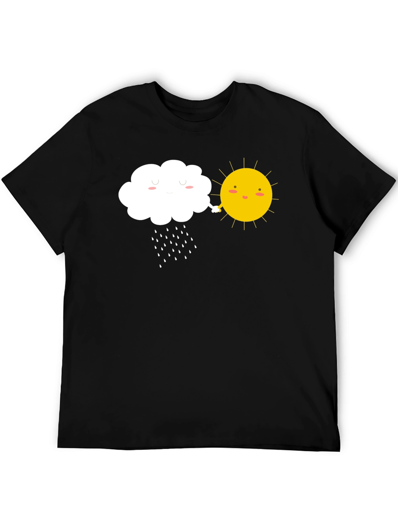 Cute Sun and Cloud Graphic Tee