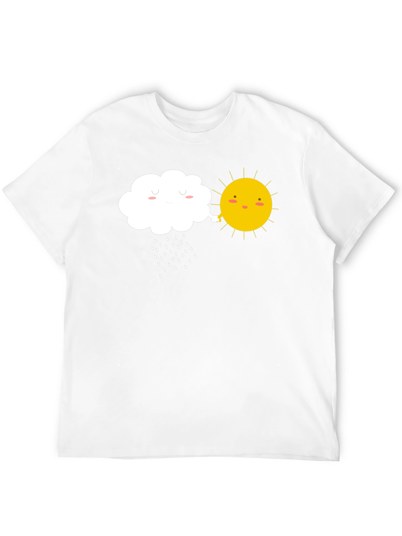 Cute Sun and Cloud Graphic Tee