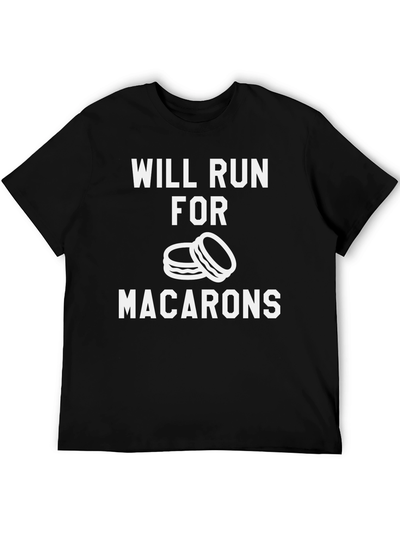 Will Run For Macarons Graphic Tee