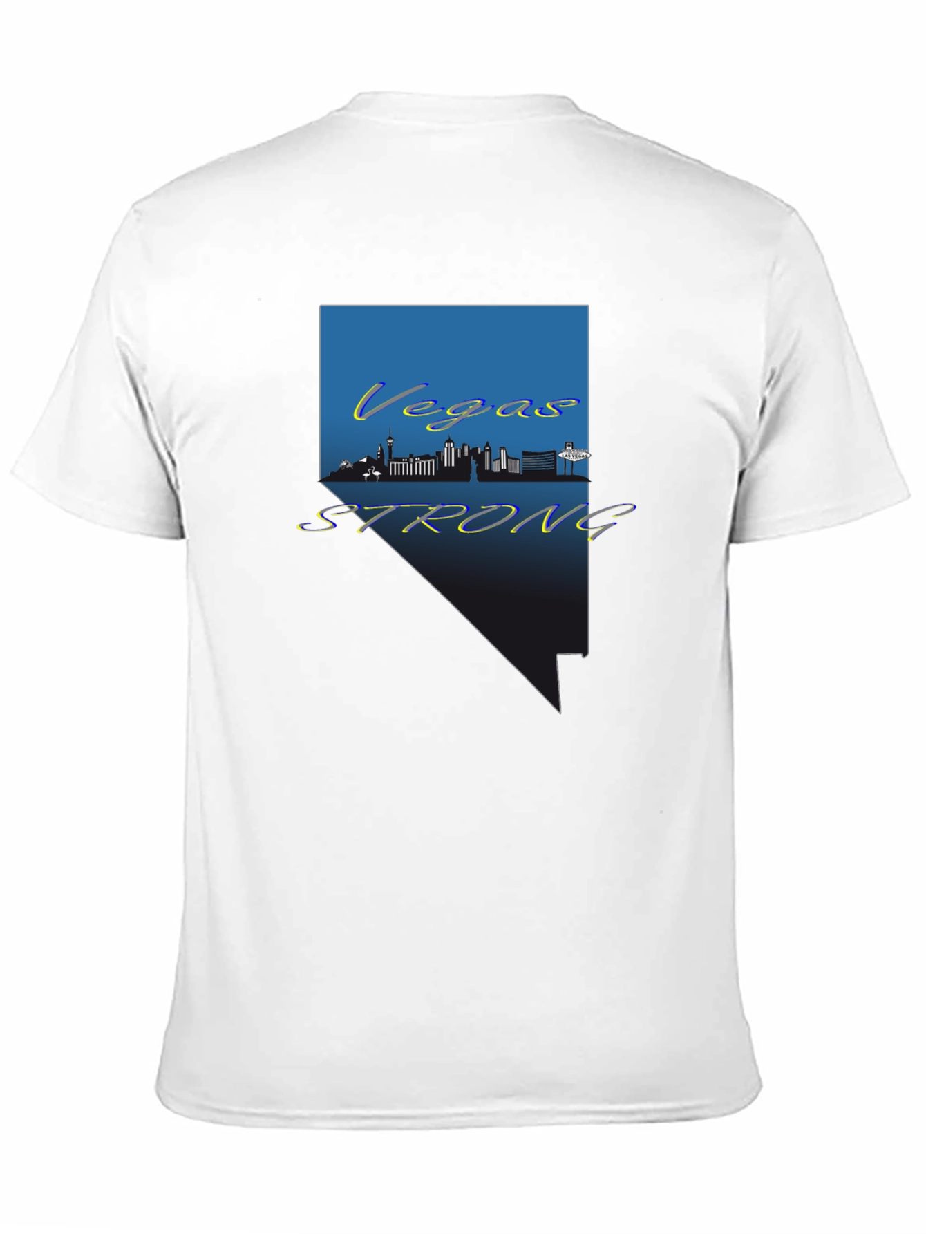 Vegas Strong Graphic Tee - Nevada Pride Shirt