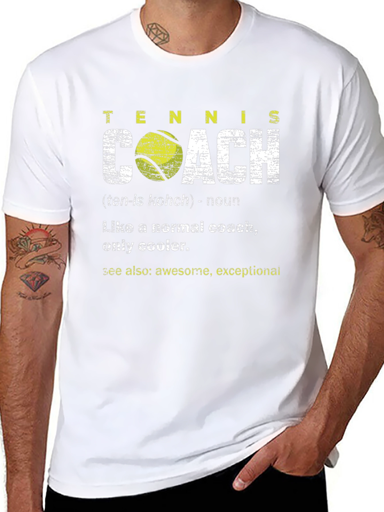 Tennis Coach Definition T-Shirt - Cool & Exceptional