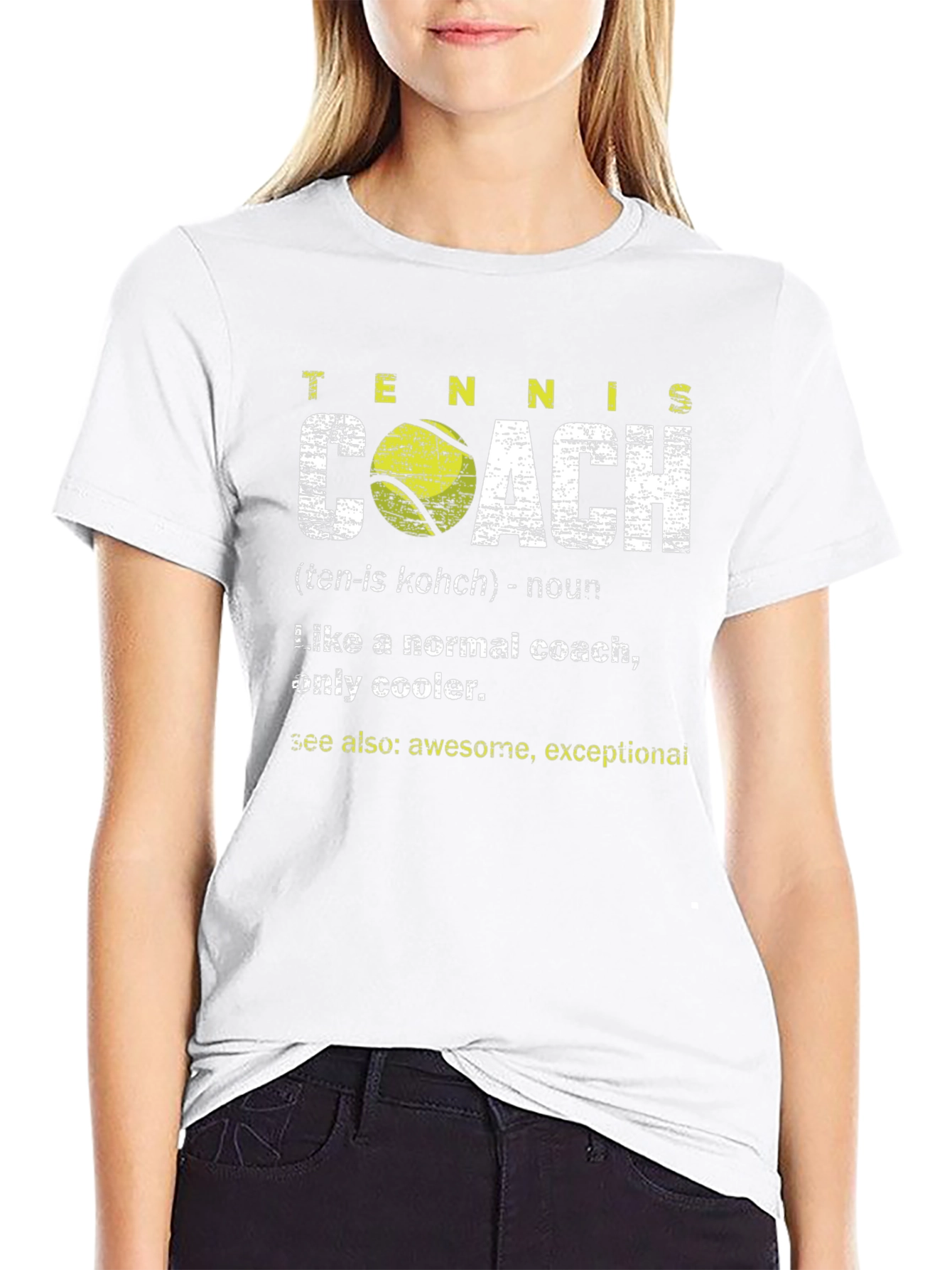 Tennis Coach Definition T-Shirt - Cool & Exceptional