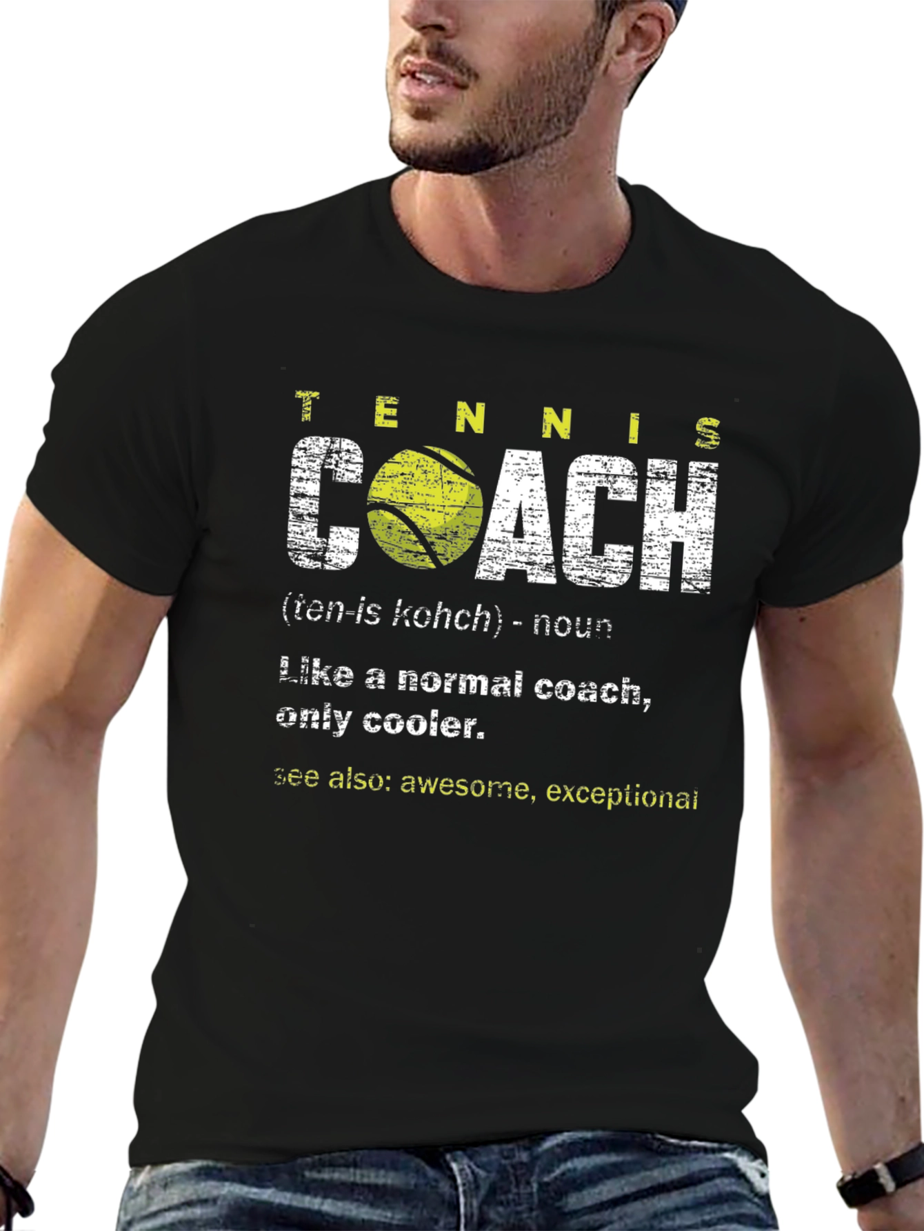 Tennis Coach Definition T-Shirt - Cool & Exceptional