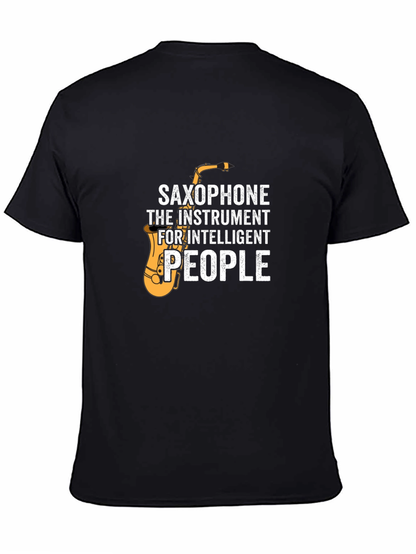 Saxophone Intelligent People Graphic T-Shirt