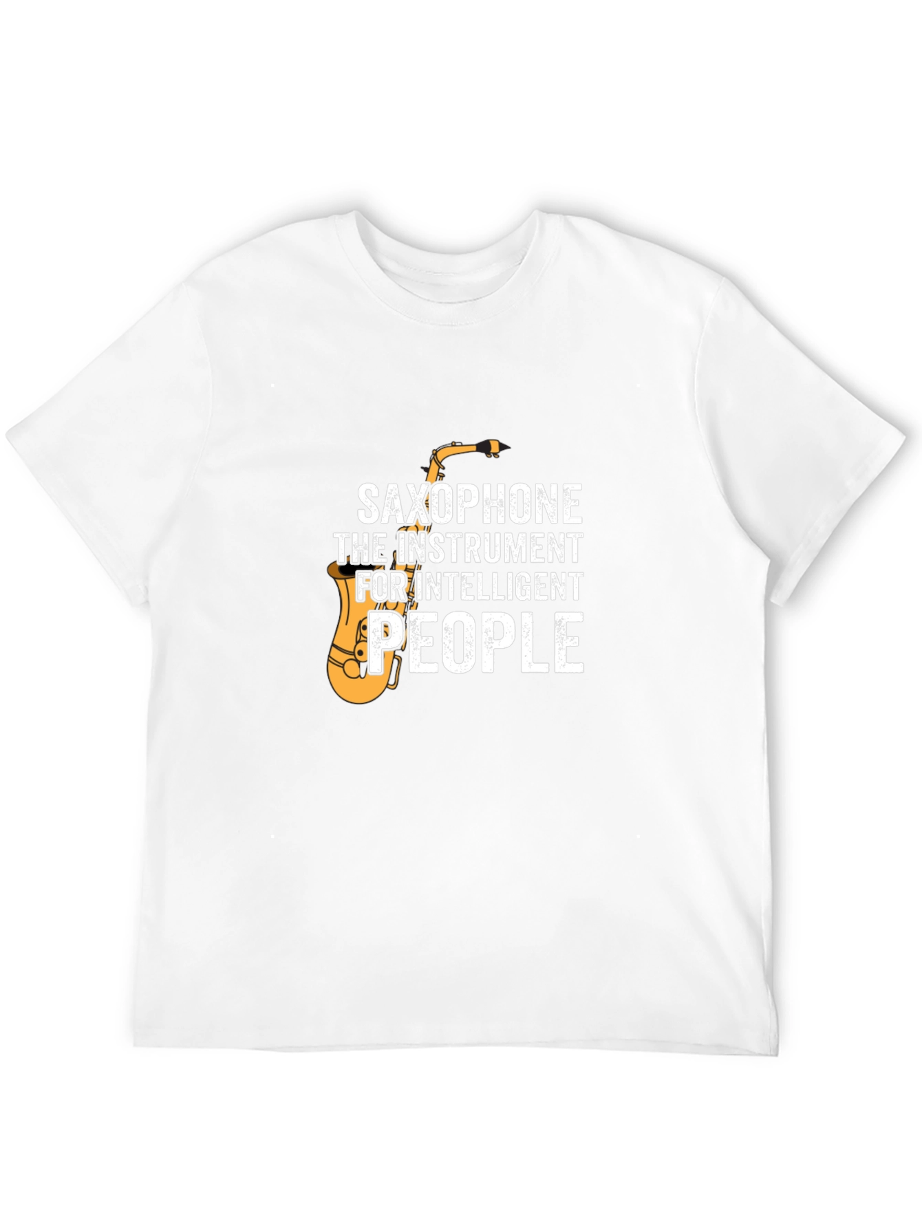 Saxophone Intelligent People Graphic T-Shirt