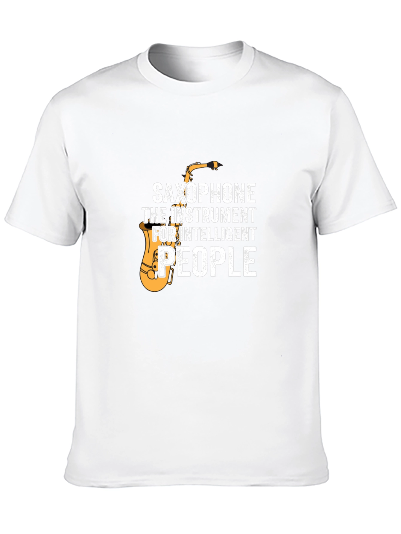 Saxophone Intelligent People Graphic T-Shirt