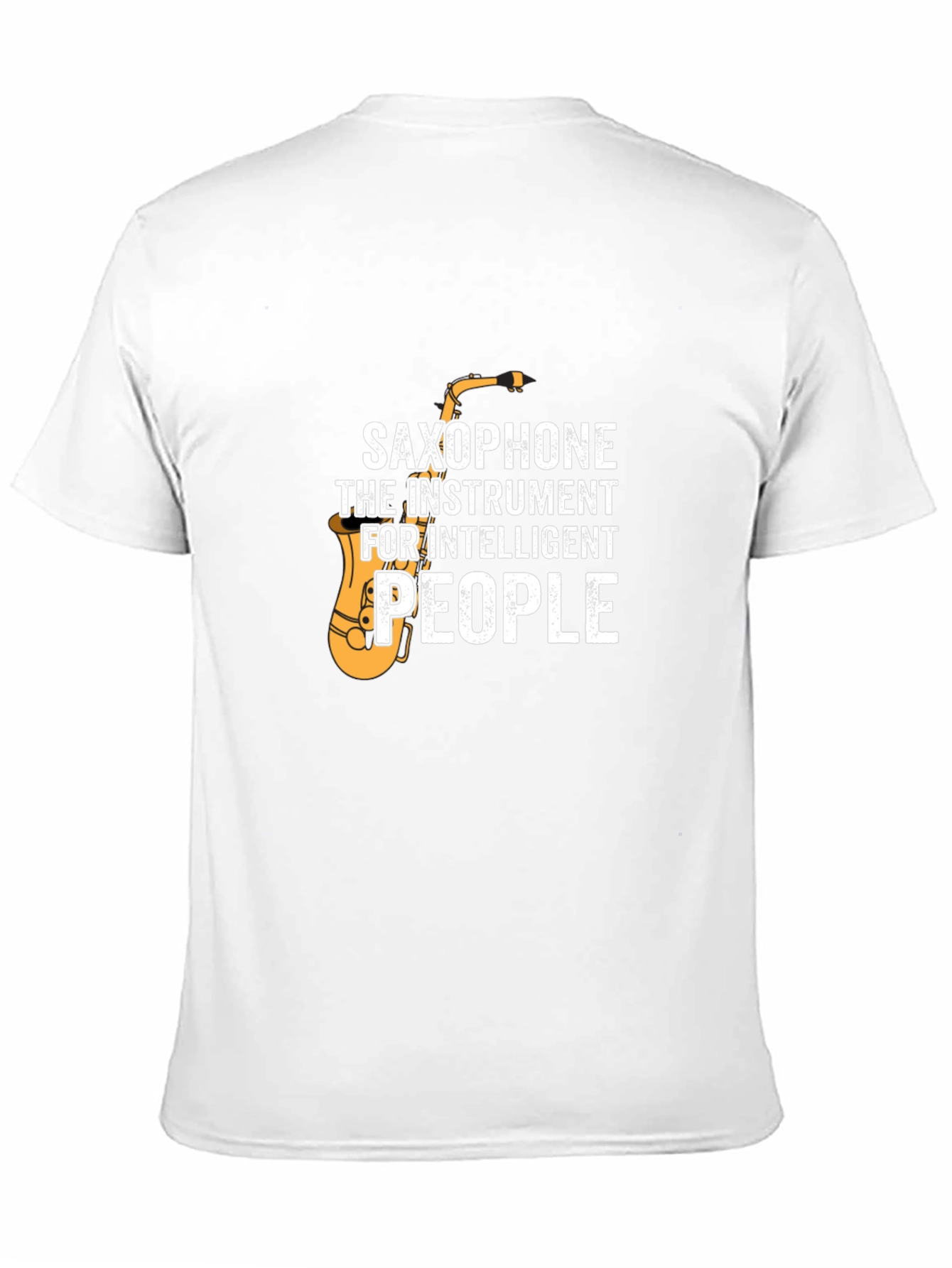 Saxophone Intelligent People Graphic T-Shirt