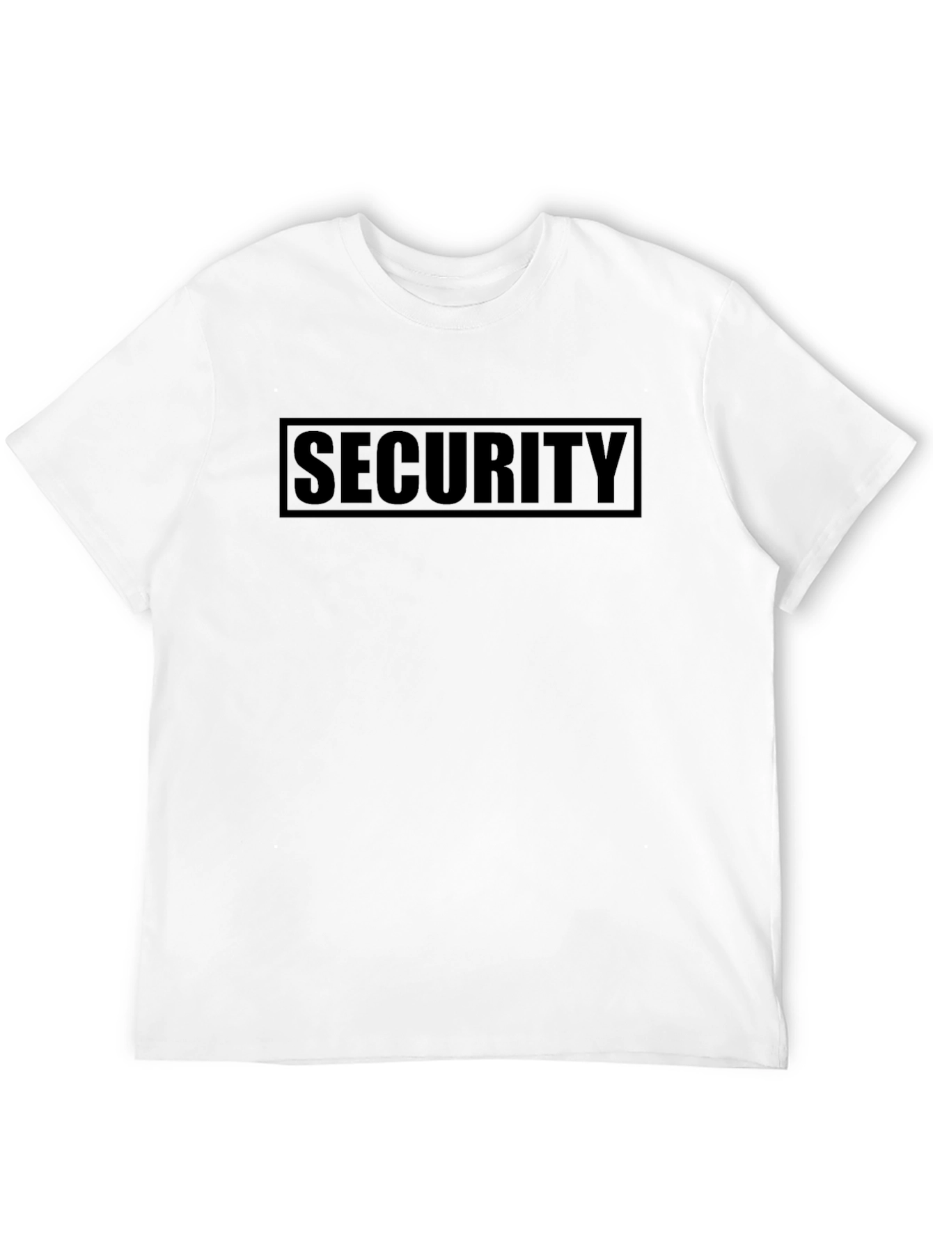 Security T-Shirt - Black Graphic Tee
