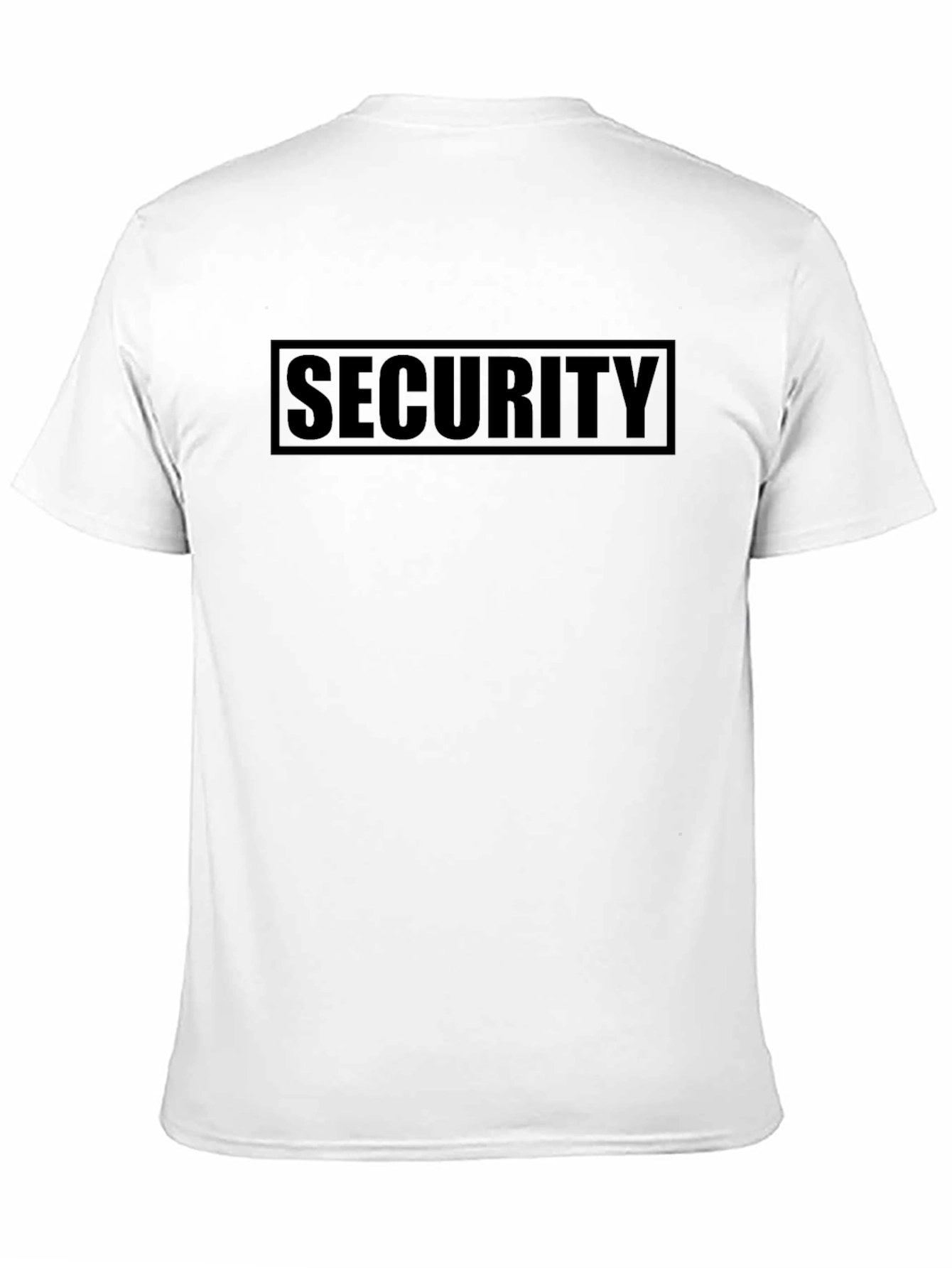 Security T-Shirt - Black Graphic Tee