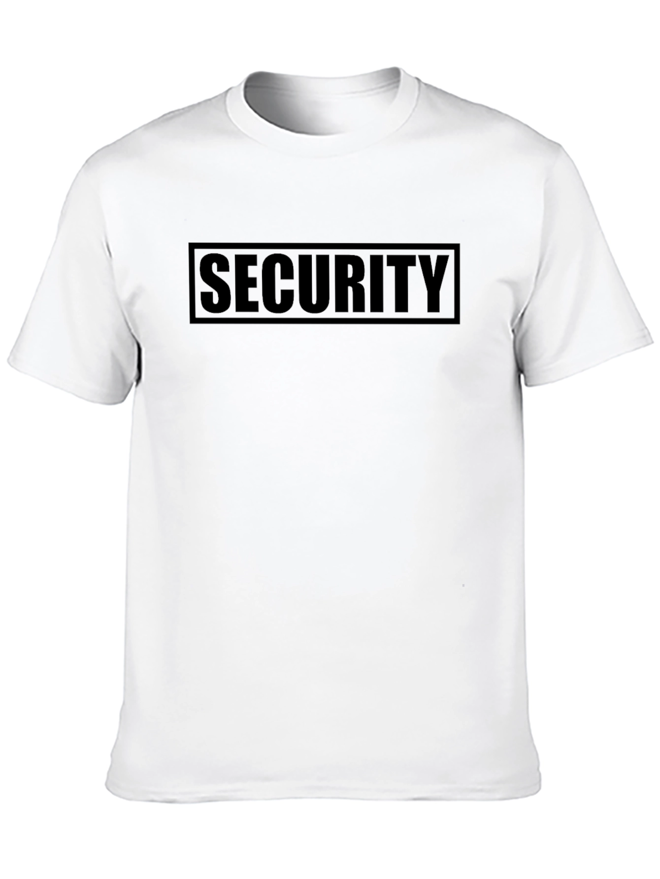 Security T-Shirt - Black Graphic Tee