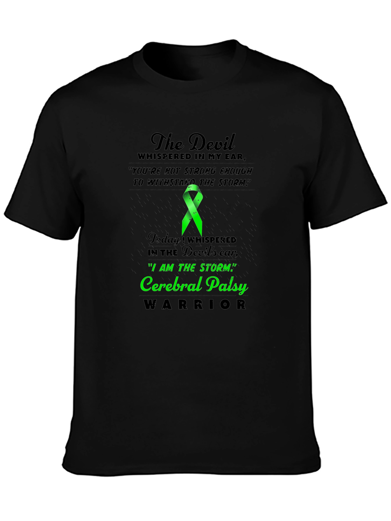 Cerebral Palsy Warrior T-Shirt: Devils Ear Storm