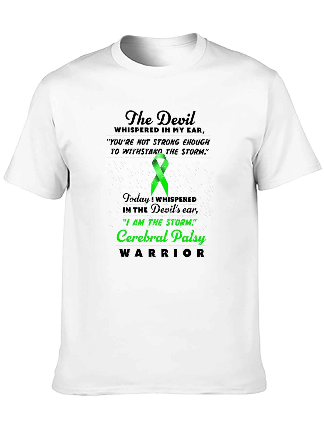 Cerebral Palsy Warrior T-Shirt: Devils Ear Storm