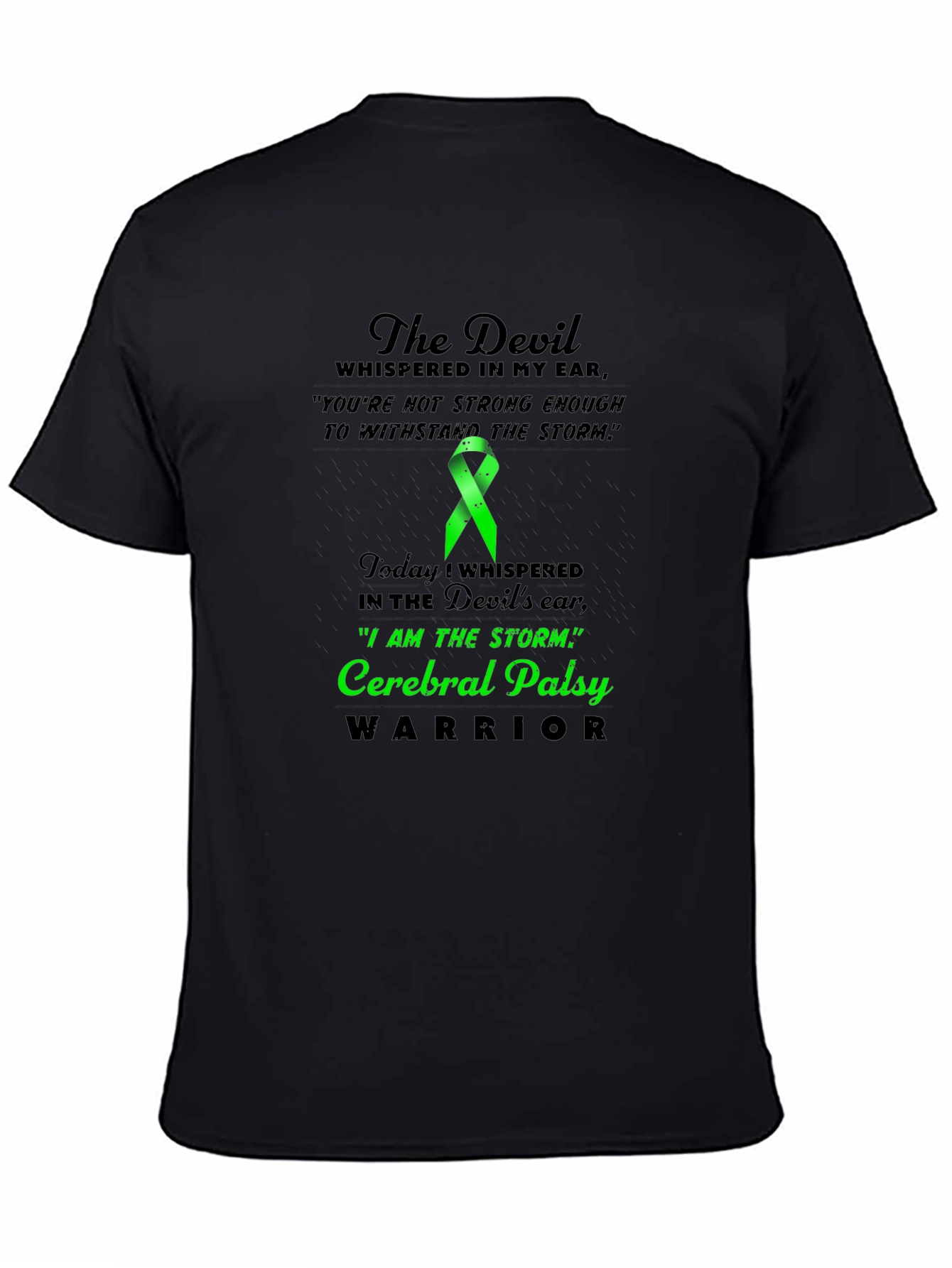 Cerebral Palsy Warrior T-Shirt: Devils Ear Storm