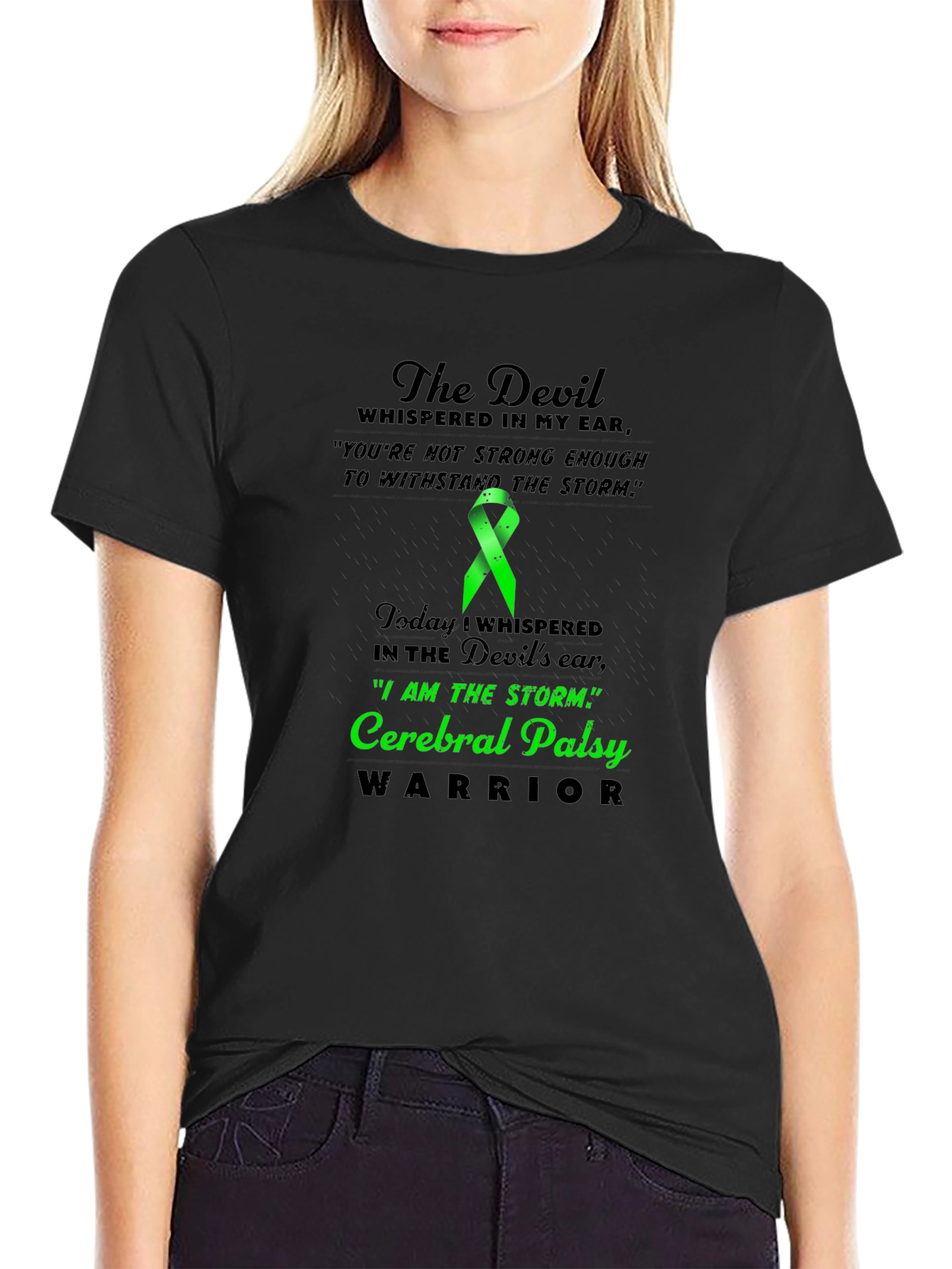 Cerebral Palsy Warrior T-Shirt: Devils Ear Storm