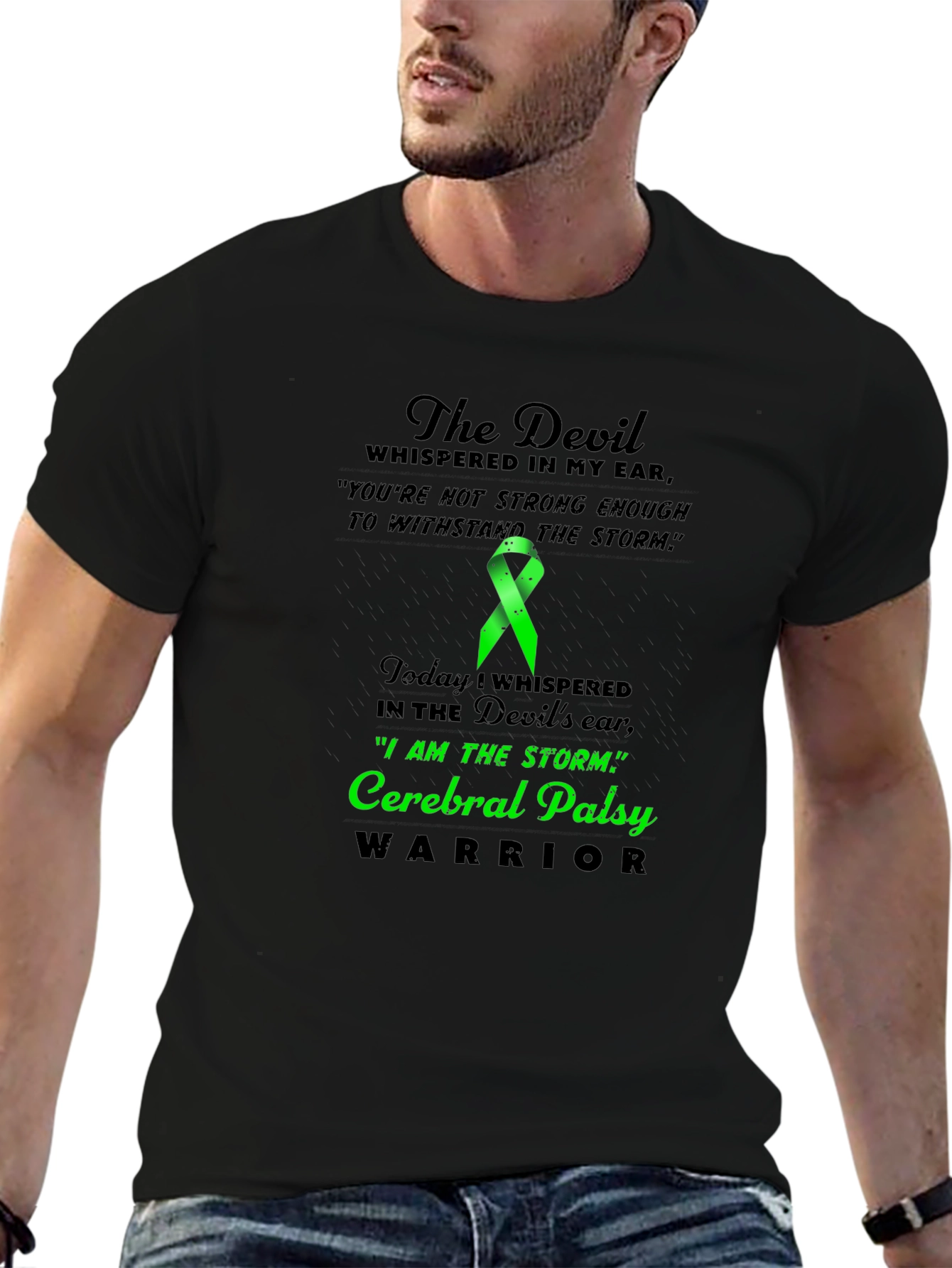Cerebral Palsy Warrior T-Shirt: Devils Ear Storm