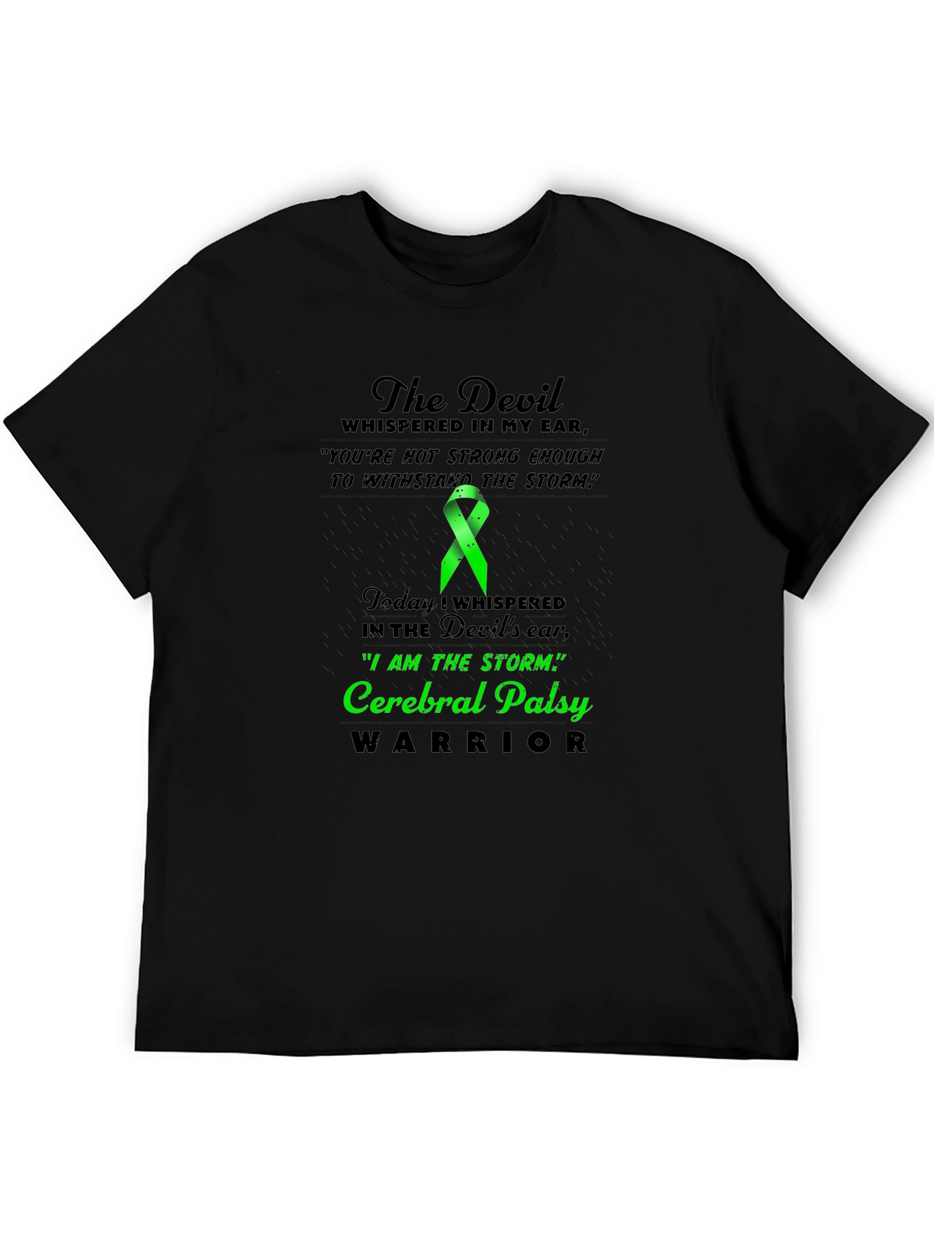 Cerebral Palsy Warrior T-Shirt: Devils Ear Storm