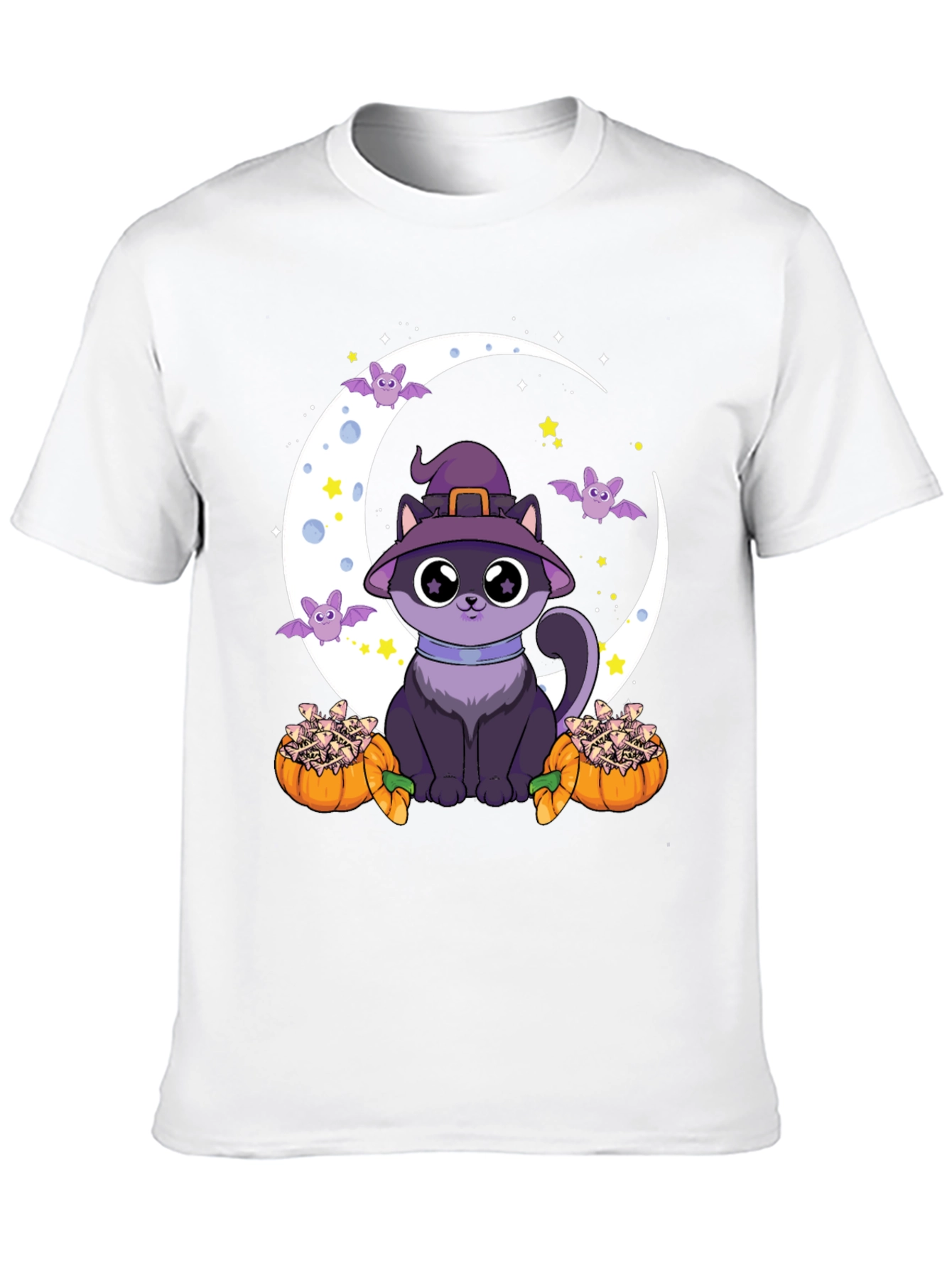 Halloween Cat Moon T-Shirt